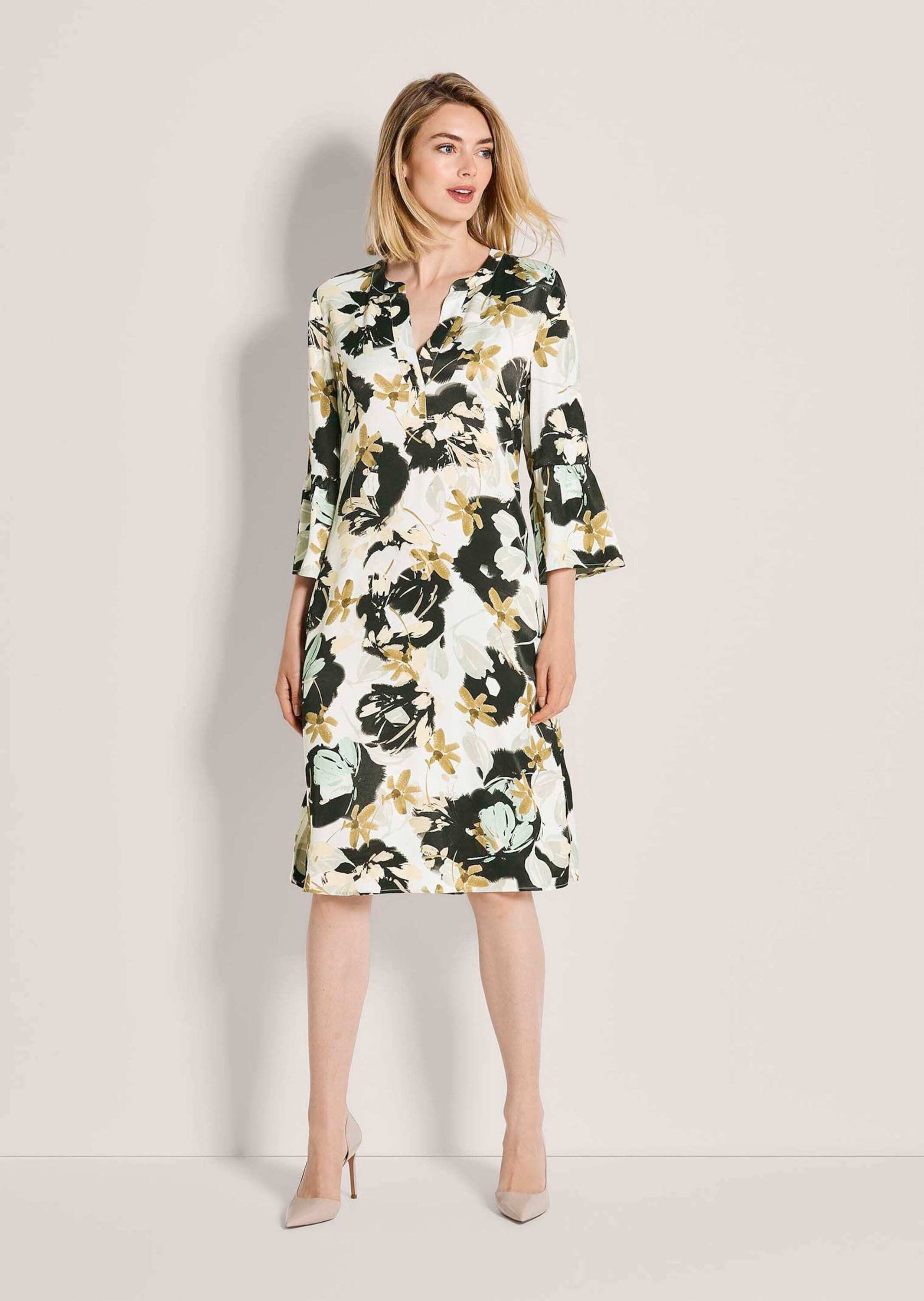 MADELEINE Sommerkleid »Viskosekleid Print-Kleid mit Volants«