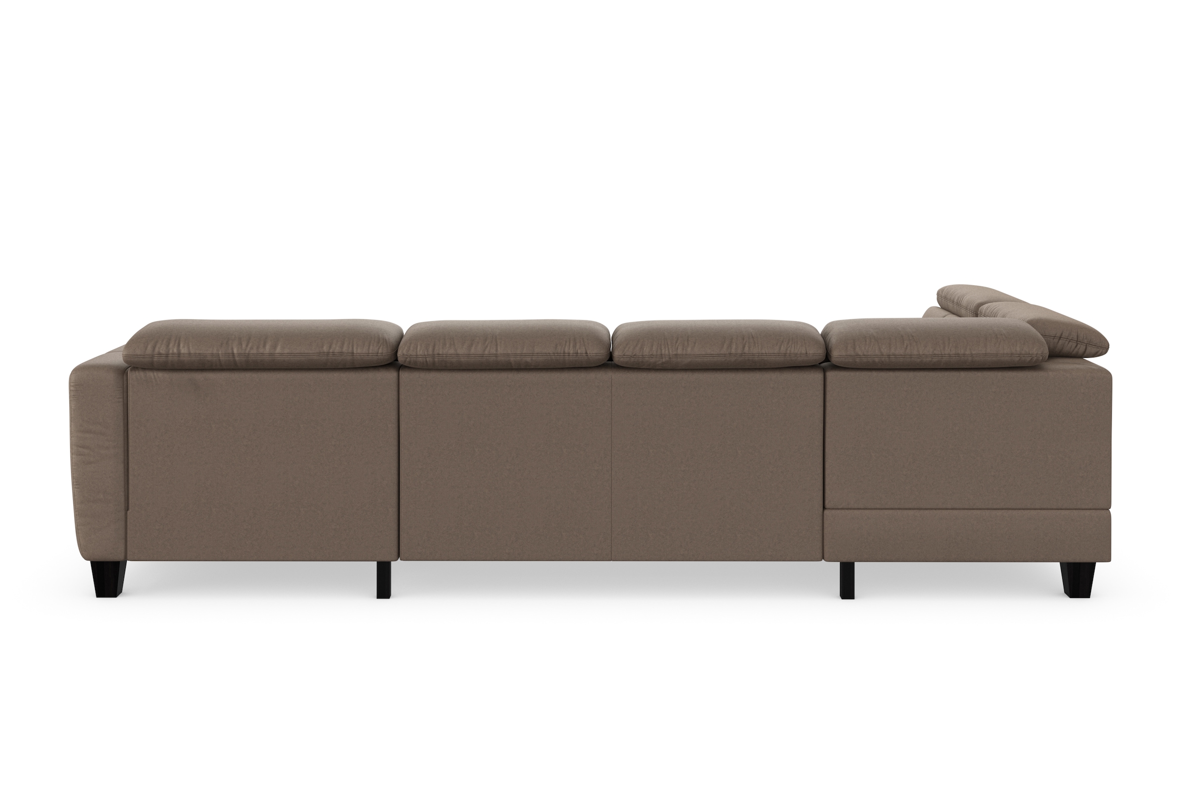 sit&more Wohnlandschaft »Belluci U-Form«, Kopfteilverstellung und Federkern, wahlweise mit Bettfunktion