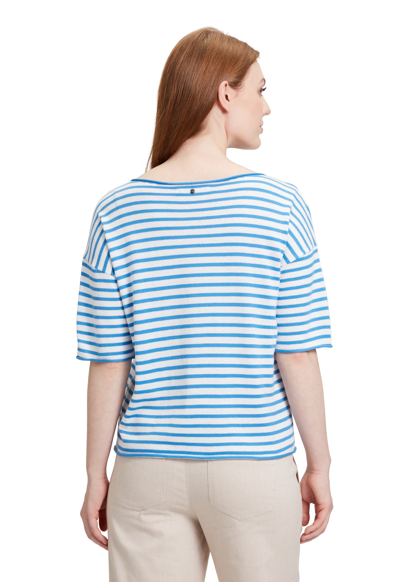 Betty&Co Strickpullover »Strickpullover mit U-Boot-Ausschnitt«