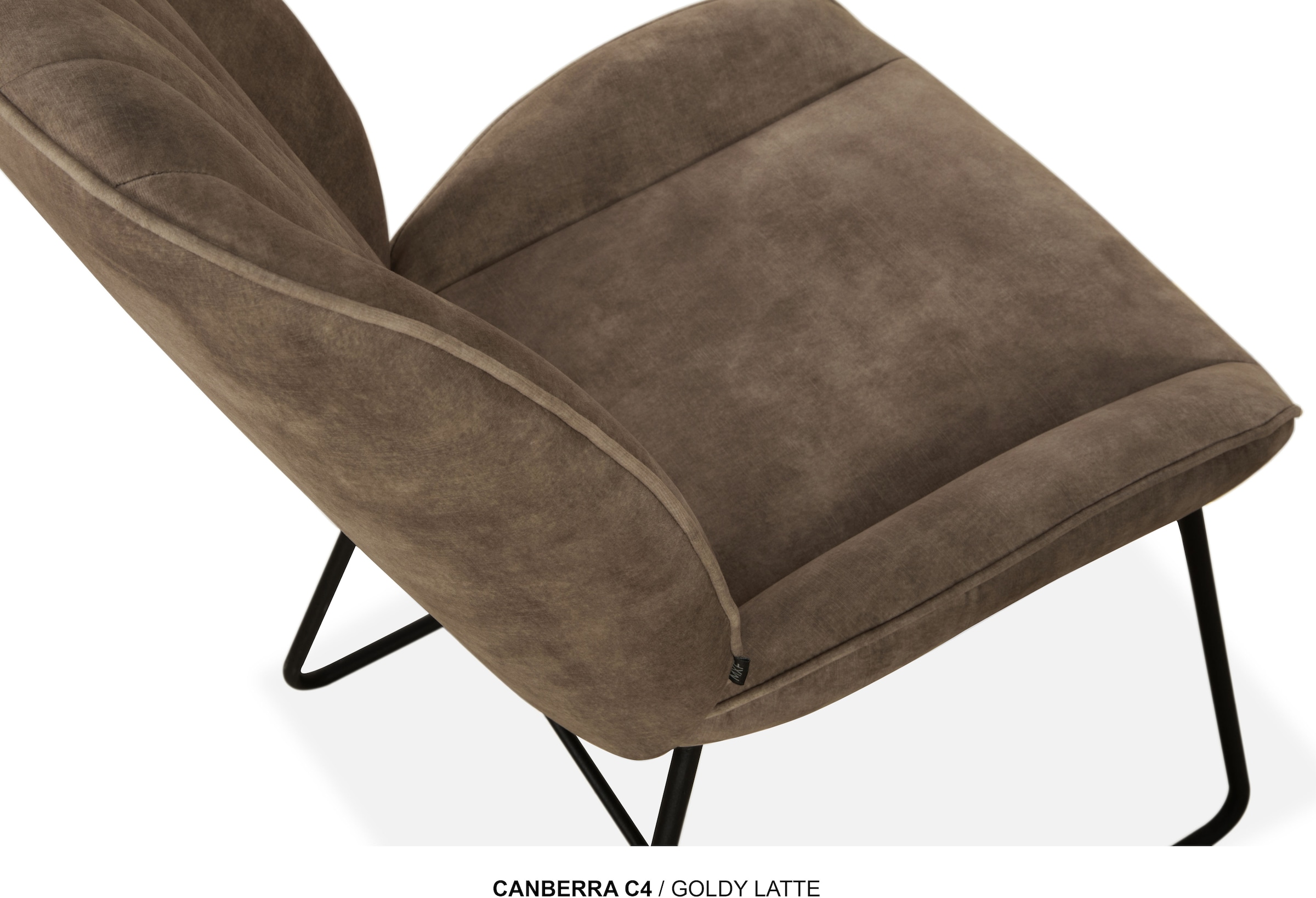 OMG Design Esszimmerstuhl »Canberra« (Set) 1 Stk.Esszimmerstuhl, pflegeleichter Samtvelour Bezug