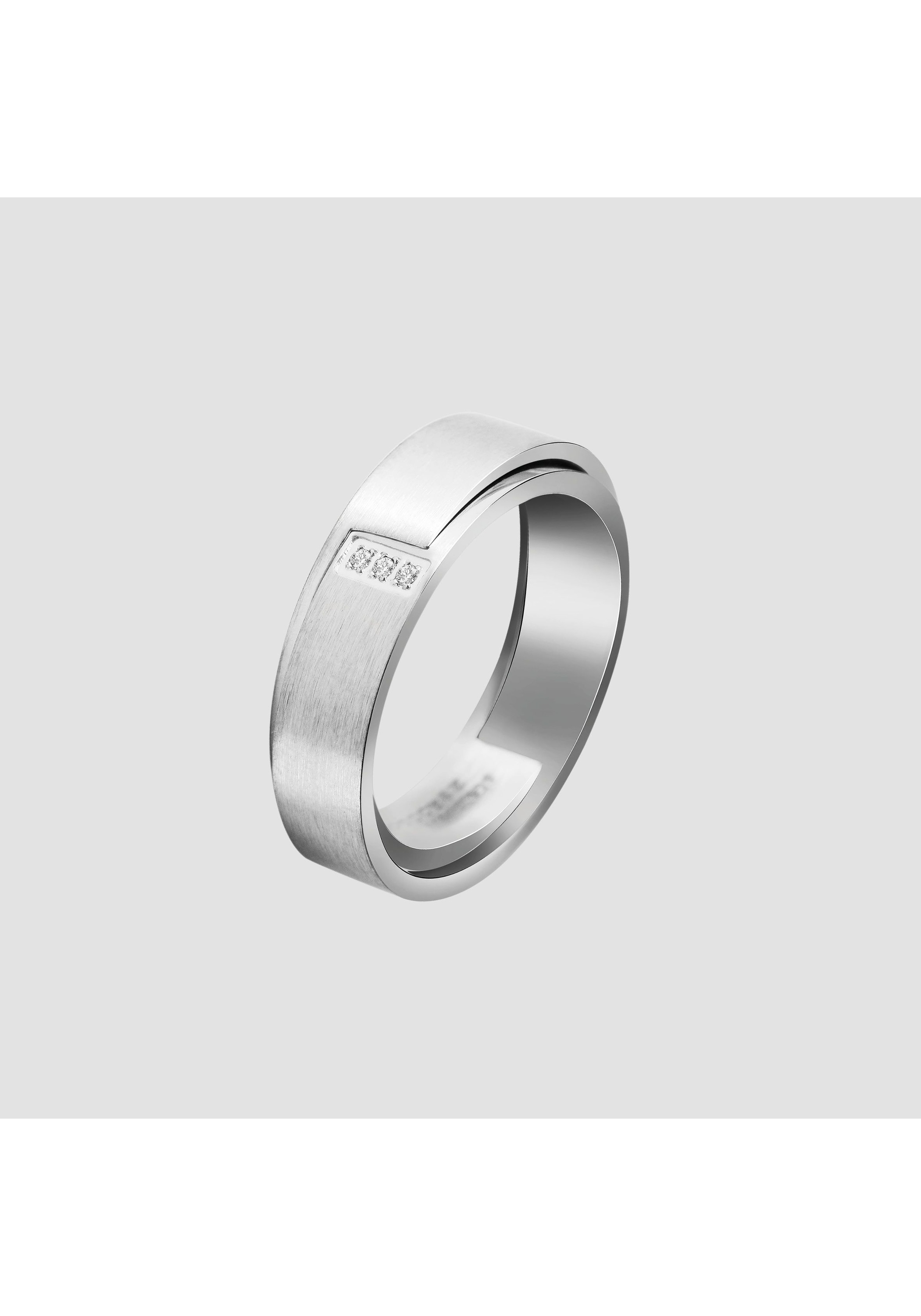 AKZENT Partnerring »Alluring Way, silberfarbig, langlebig«