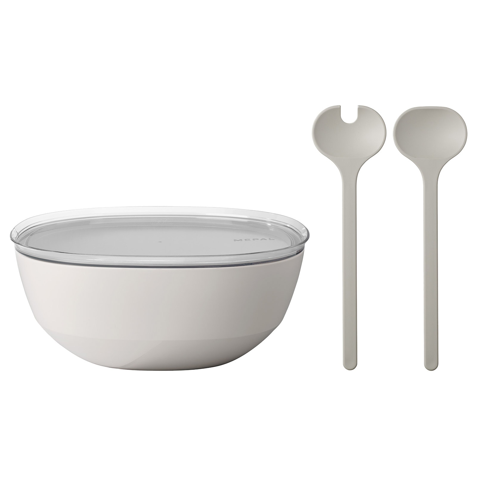 Mepal Schale »Servierschale mit Deckel & Salatbesteck Silueta 5000 ml« 2 tlg.