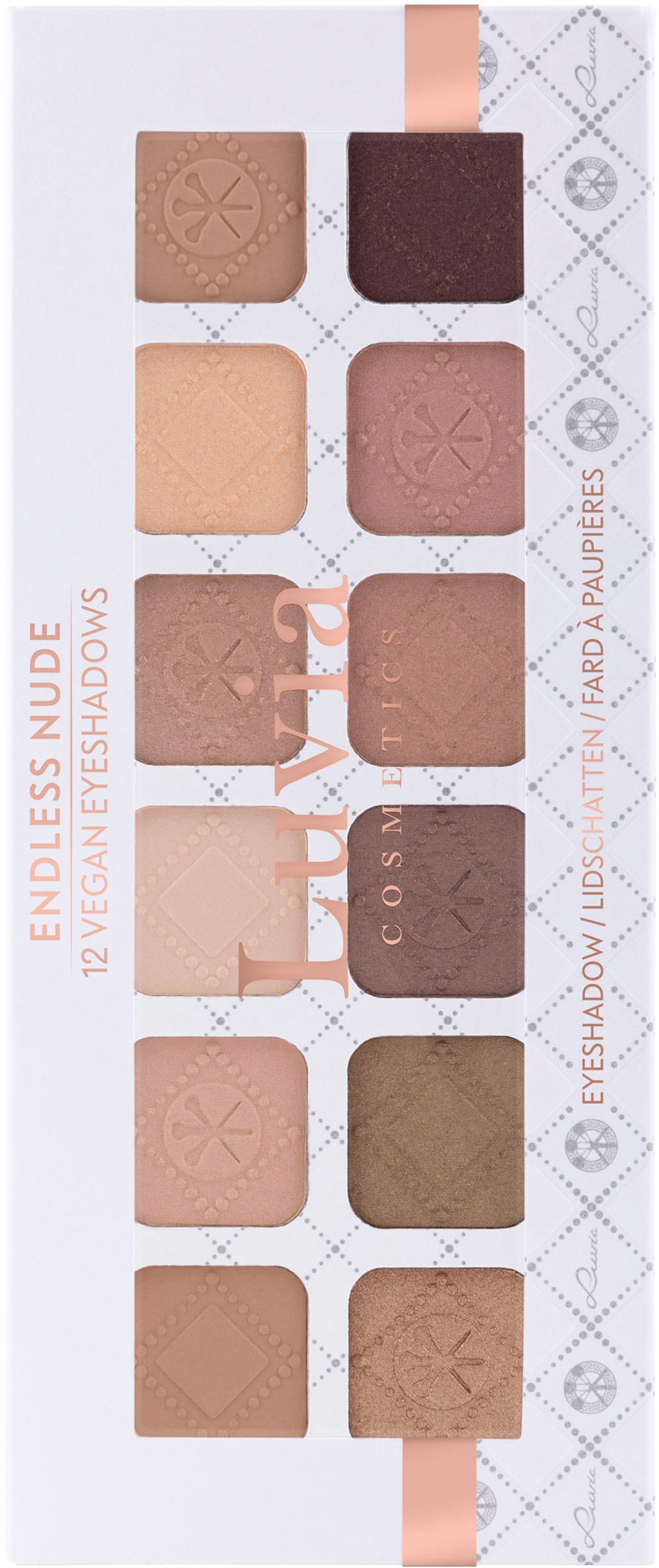 Luvia Cosmetics Lidschatten-Palette »Endless Nude Shades Vol.1«, Vegane Lidschatten-Palette