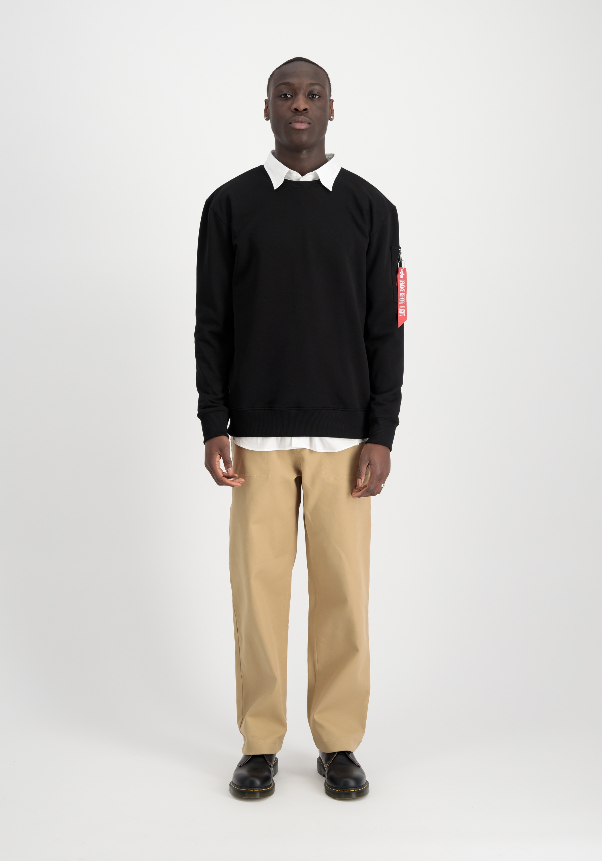 Alpha Industries Sweater »Alpha Industries Men - Sweatshirts USN Blood Chit Sweater«