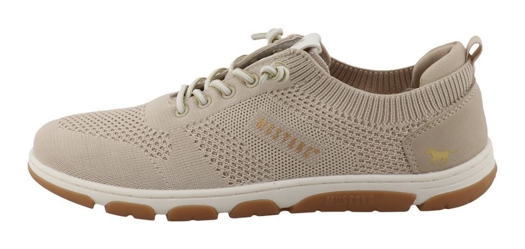 Mustang Shoes Slip-On Sneaker »Sue«  Freizeitschuh, Halbschuh, Slipper mit Logoschriftzügen