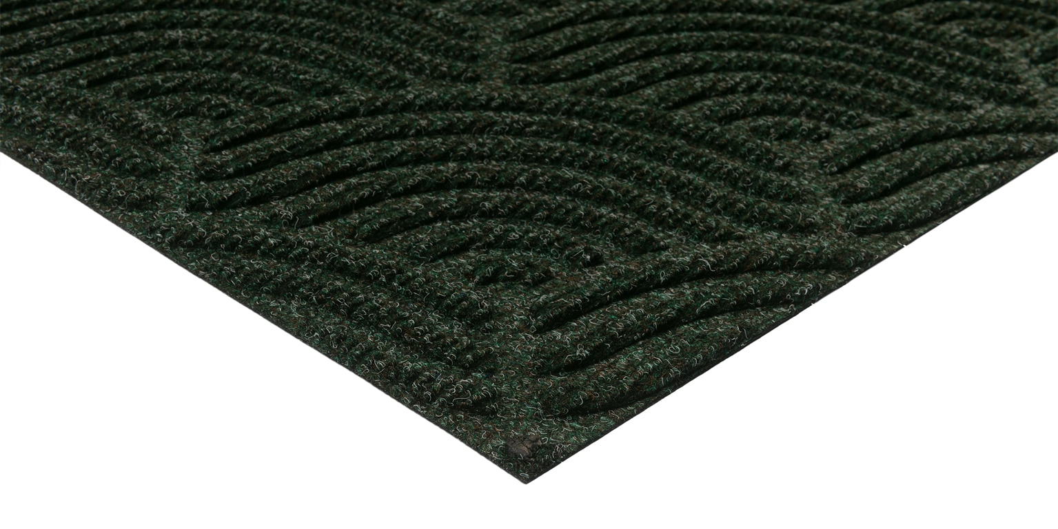 wash+dry by Kleen-Tex Fußmatte »Waves midnight green« rechteckig 8 mm Höhe