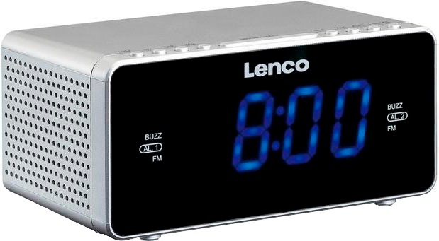 Lenco Uhrenradio »CR-520«, (FM-Tuner)