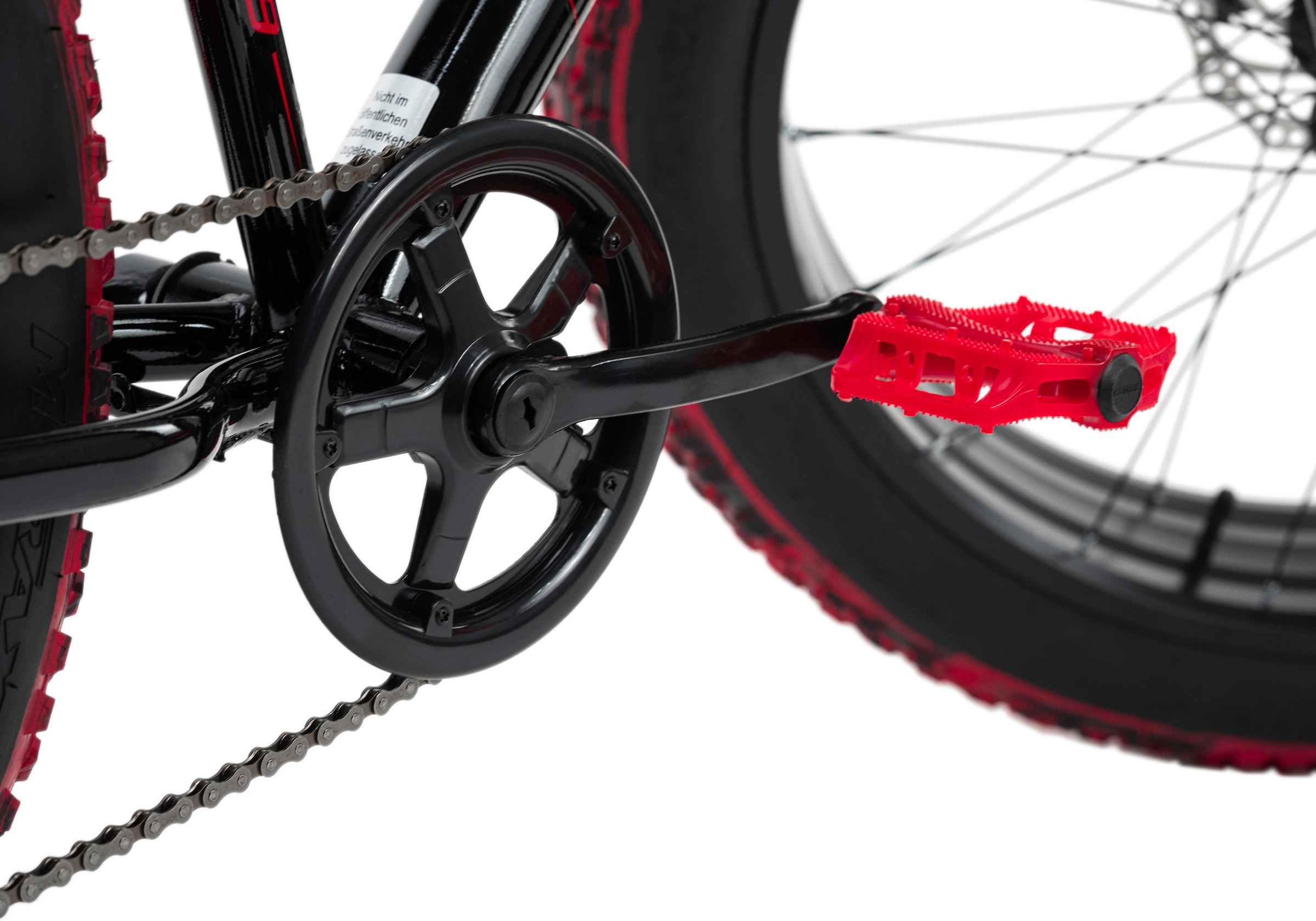 KS Cycling Fatbike »SNW2458«, 6 Gang, Shimano, Tourney Schaltwerk, Kettenschaltung, für Herren, Kettenschaltung