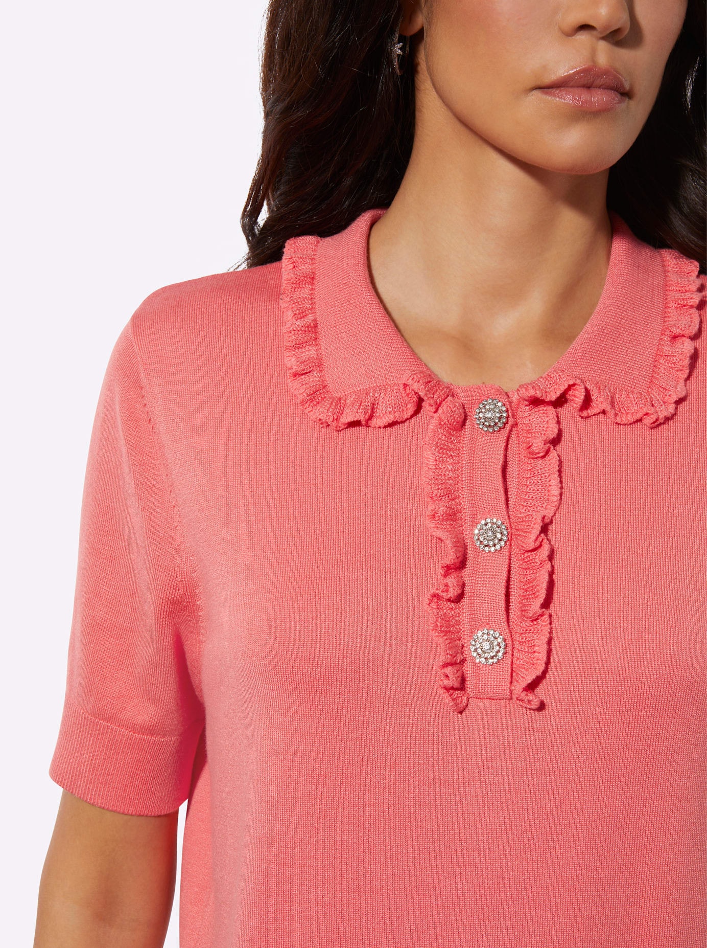 creation L Kurzarmpullover »Polopullover«