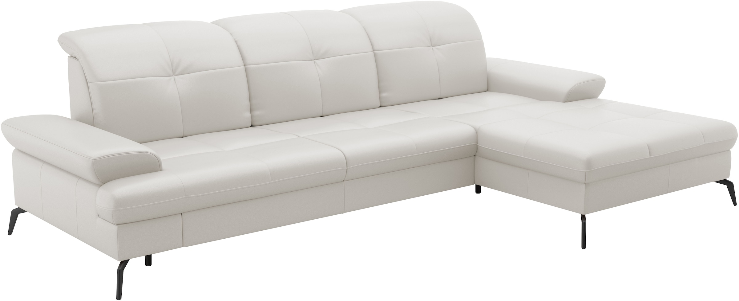sit&more Ecksofa »Amica, L-Form, inkl. Sitztiefenverstellung & Armteilverstellung«, wahlweise mit Bettfunktion, Bettkasten und Kopfteilverstellung