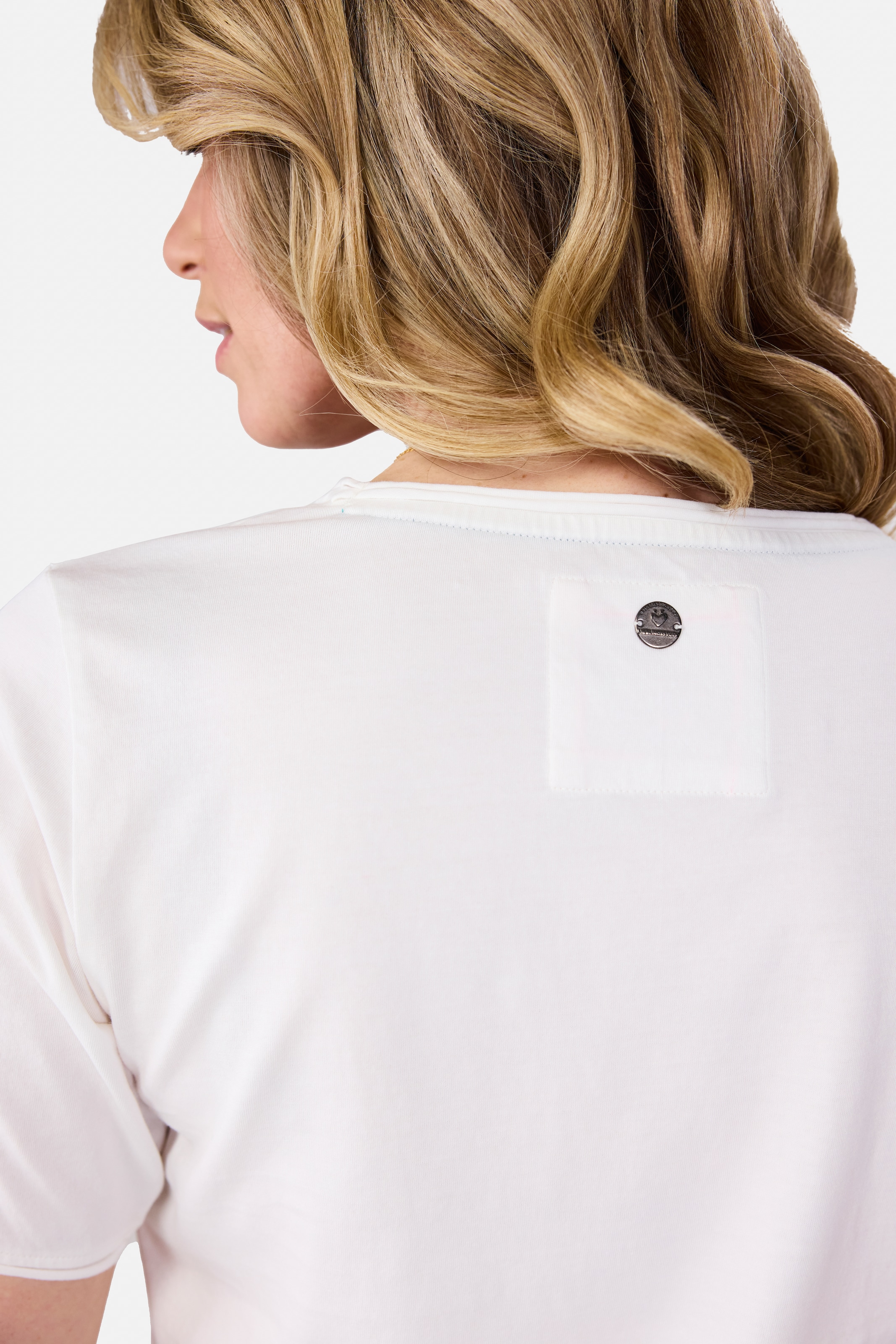 Lieblingsstück T-Shirt »CalinaL«, mit Print und Glitzernieten