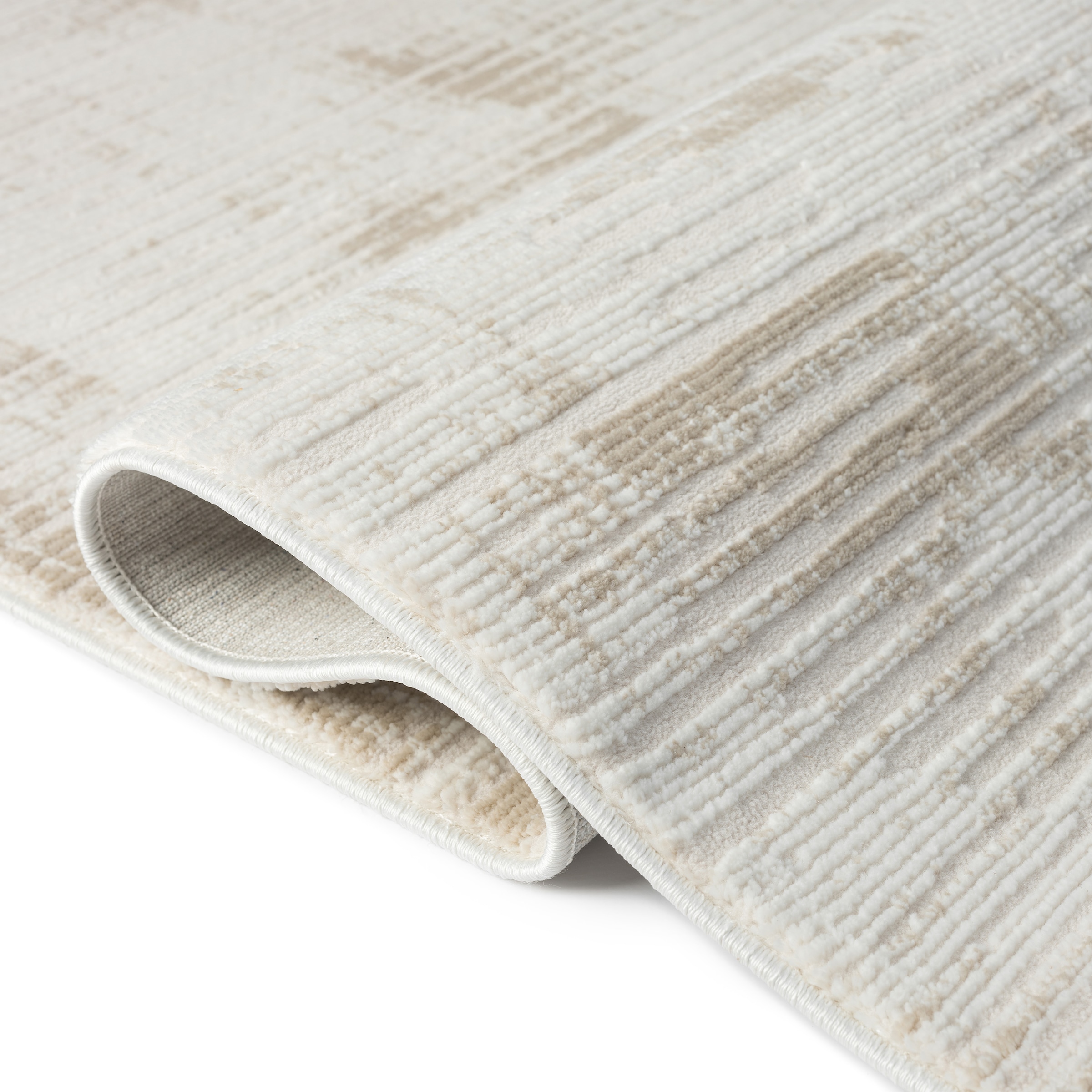 Sehrazat Teppich »Nora 5500 , auch als Läufer« rechteckig 10 mm Höhe Kurzflor, grafisches Hoch Tief  Muster, Wohnzimmer