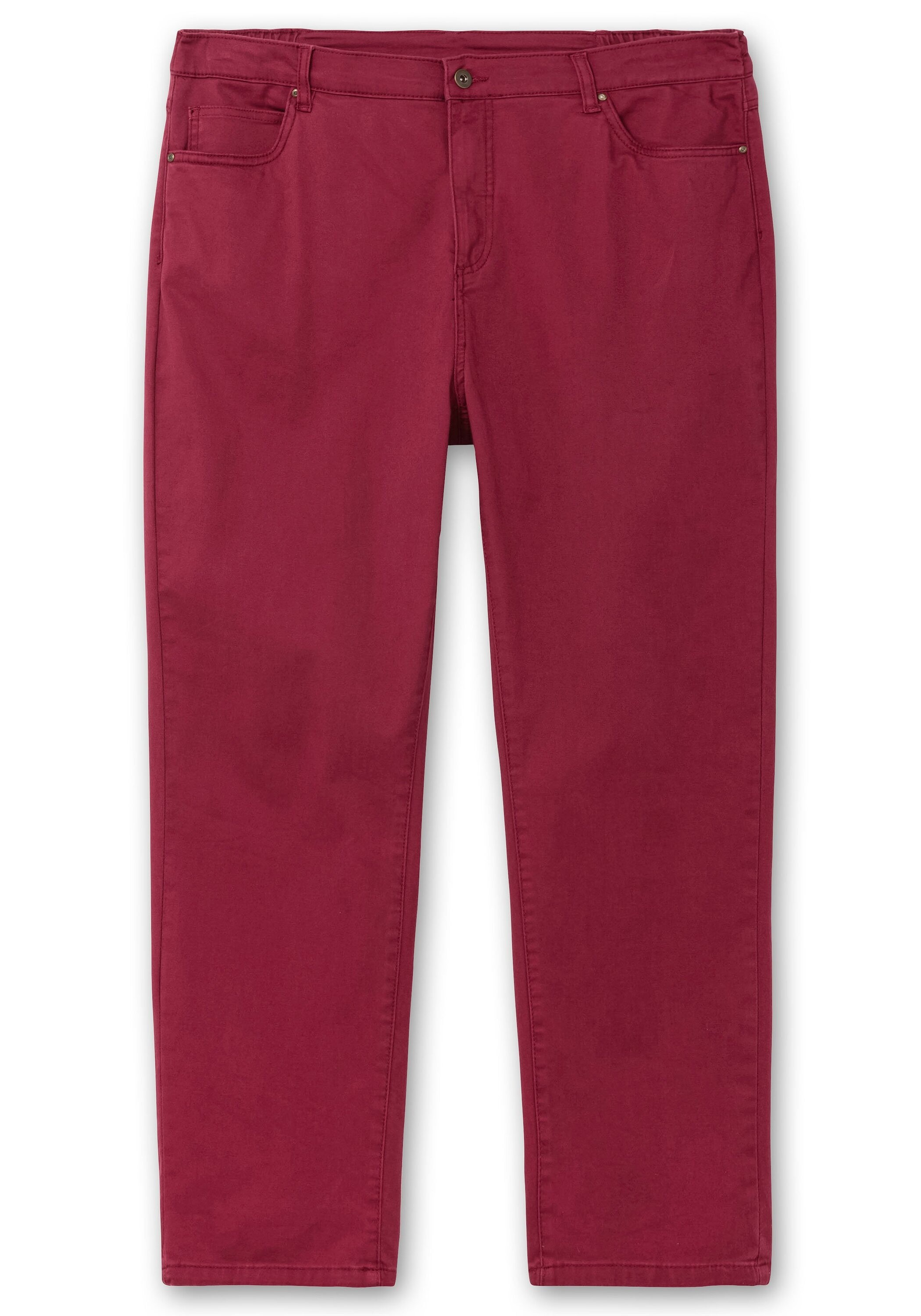 Sheego 5-Pocket-Hose »Jeans mit seitlichem Dehnbund«