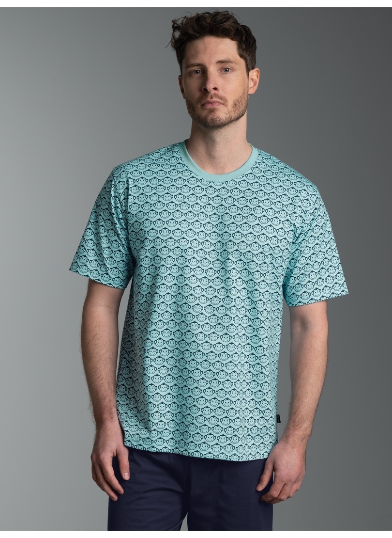 Trigema T-Shirt »TRIGEMA T Shirt mit Allover-Muster "Äffchen"« 1
