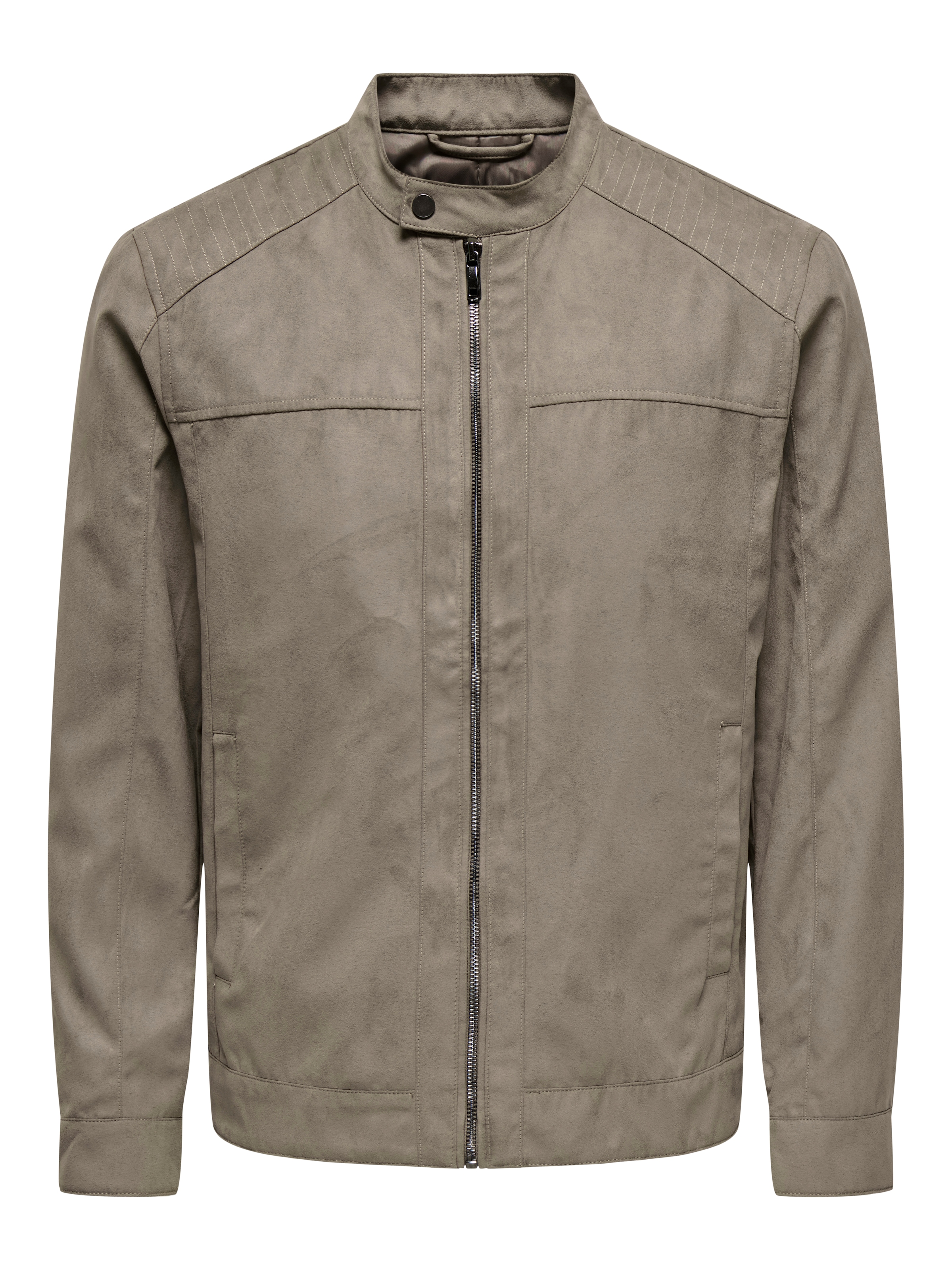 ONLY & SONS Bomberjacke »ONSMIKE FAKE SUEDE JACKET OTW«, ohne Kapuze