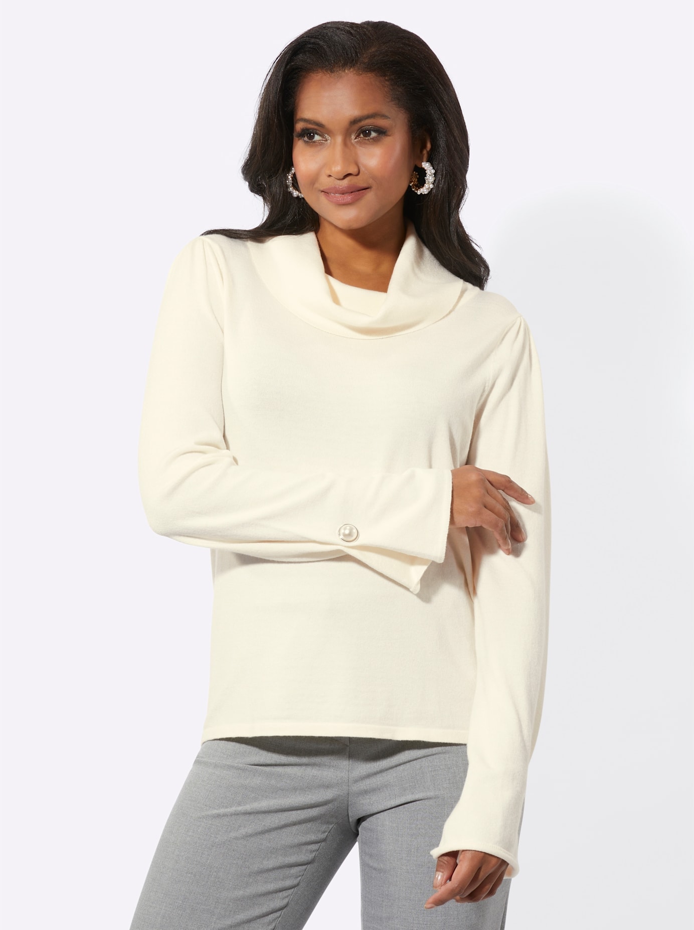Lady Rollkragenpullover »Langarm-Pullover«