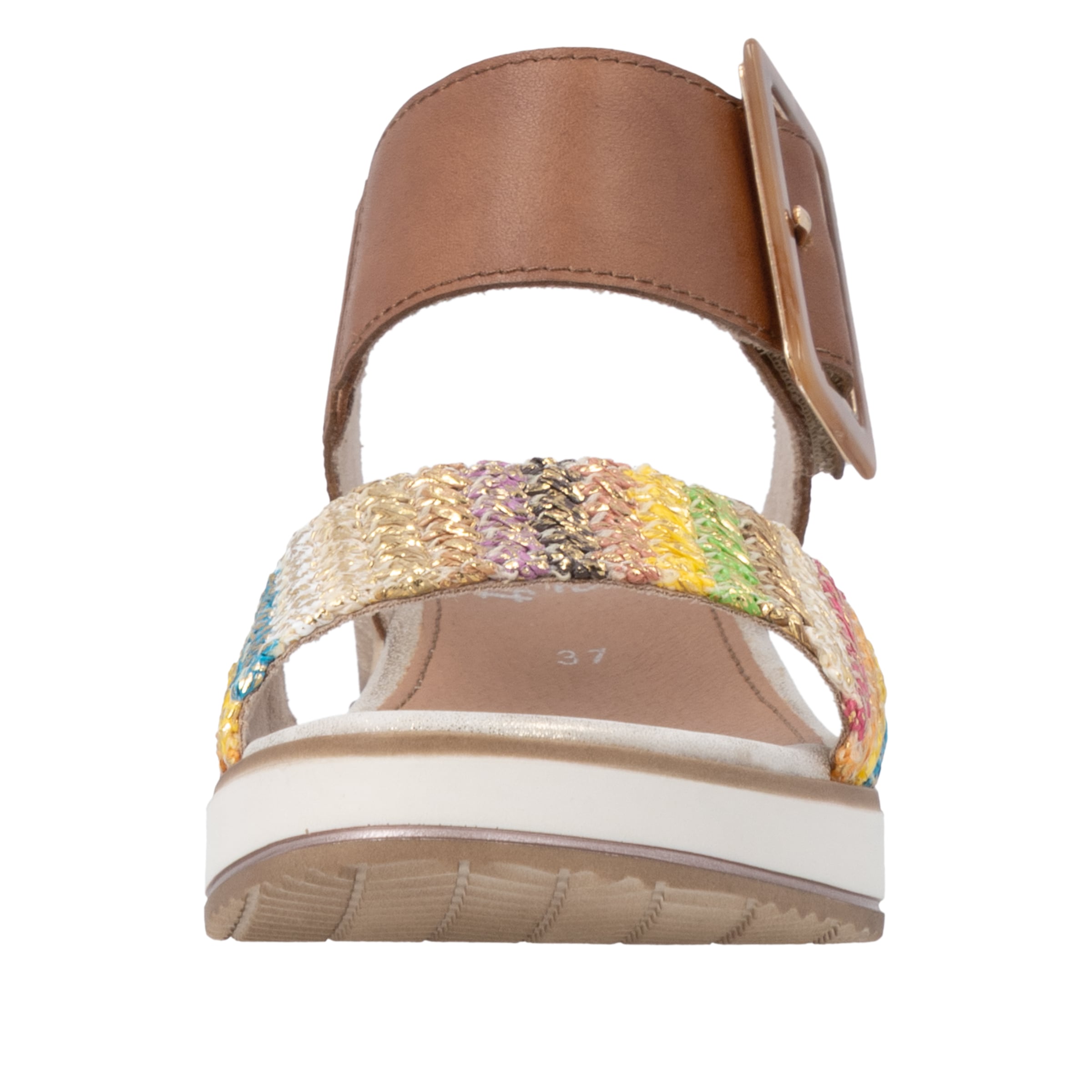 Remonte Sandalette »ELLE-Collection«  Sommerschuh, Sandale, Bequemschuh mit Klett unter der Zierschnalle