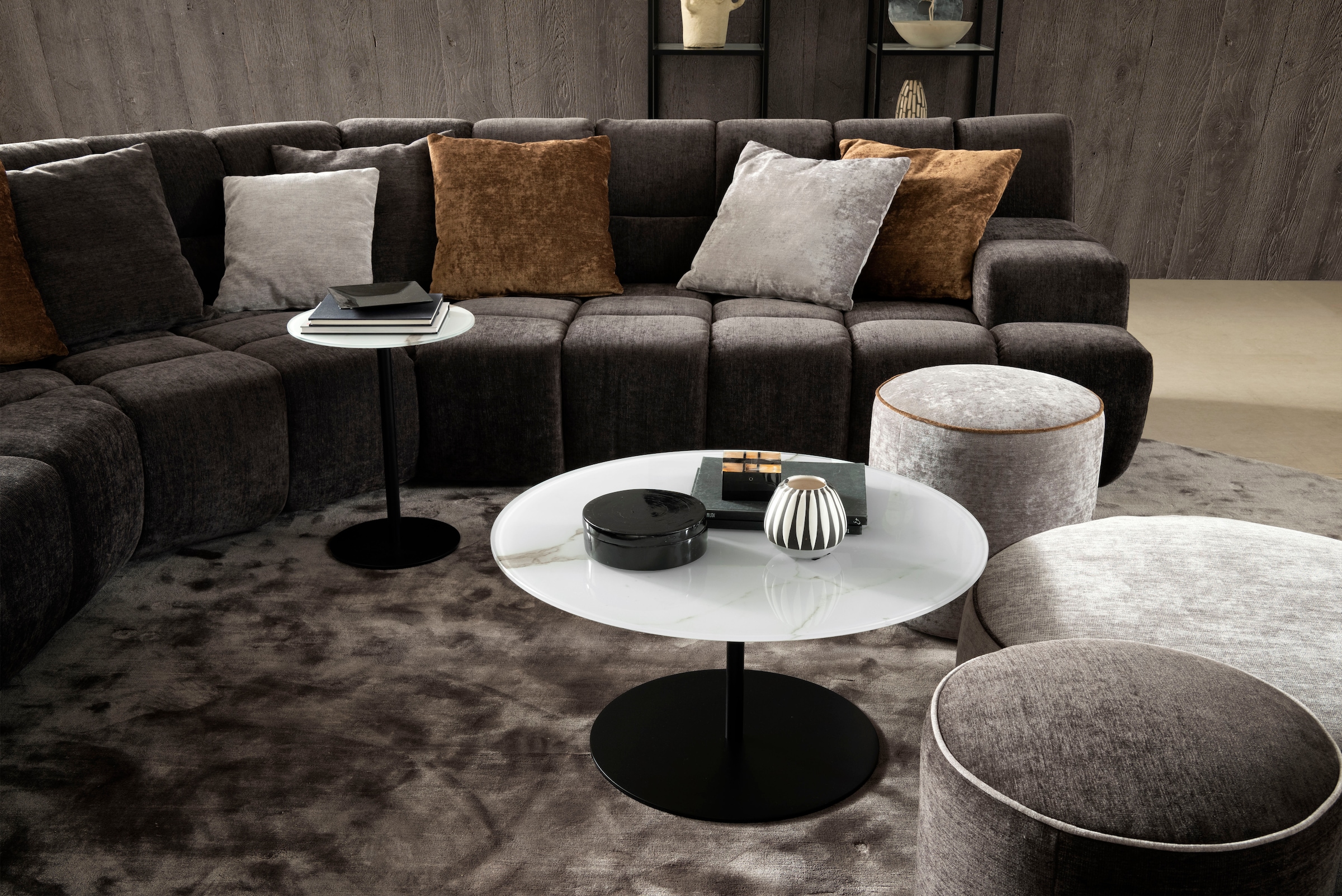 designwerk Ecksofa »Cielo, Design und aufwendige Detailverarbeitung«, mit Sitztiefenverstellung für hohen Sitzkomfort