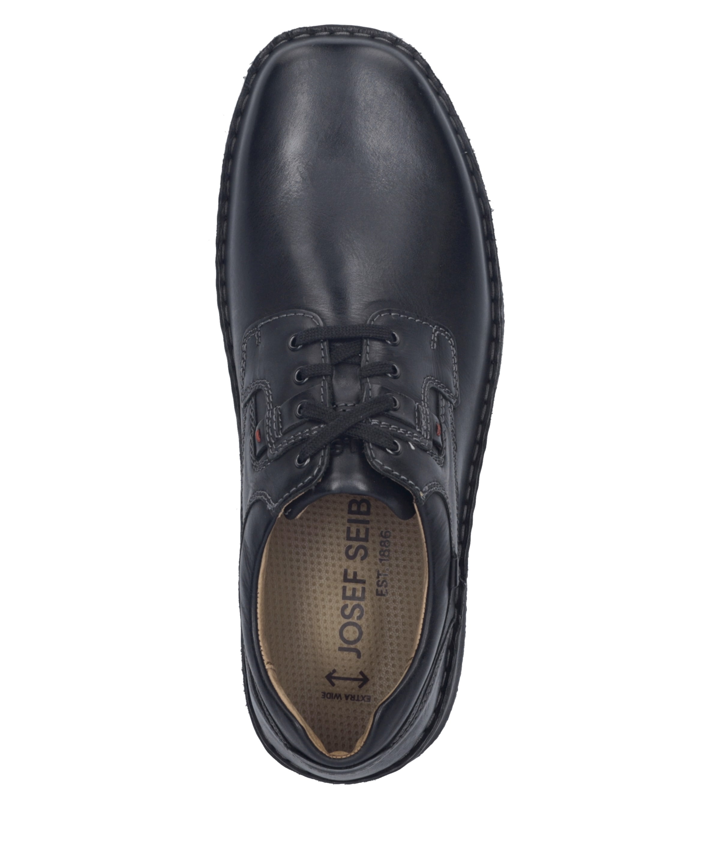Josef Seibel Schnürschuh »Anvers 36, schwarz«