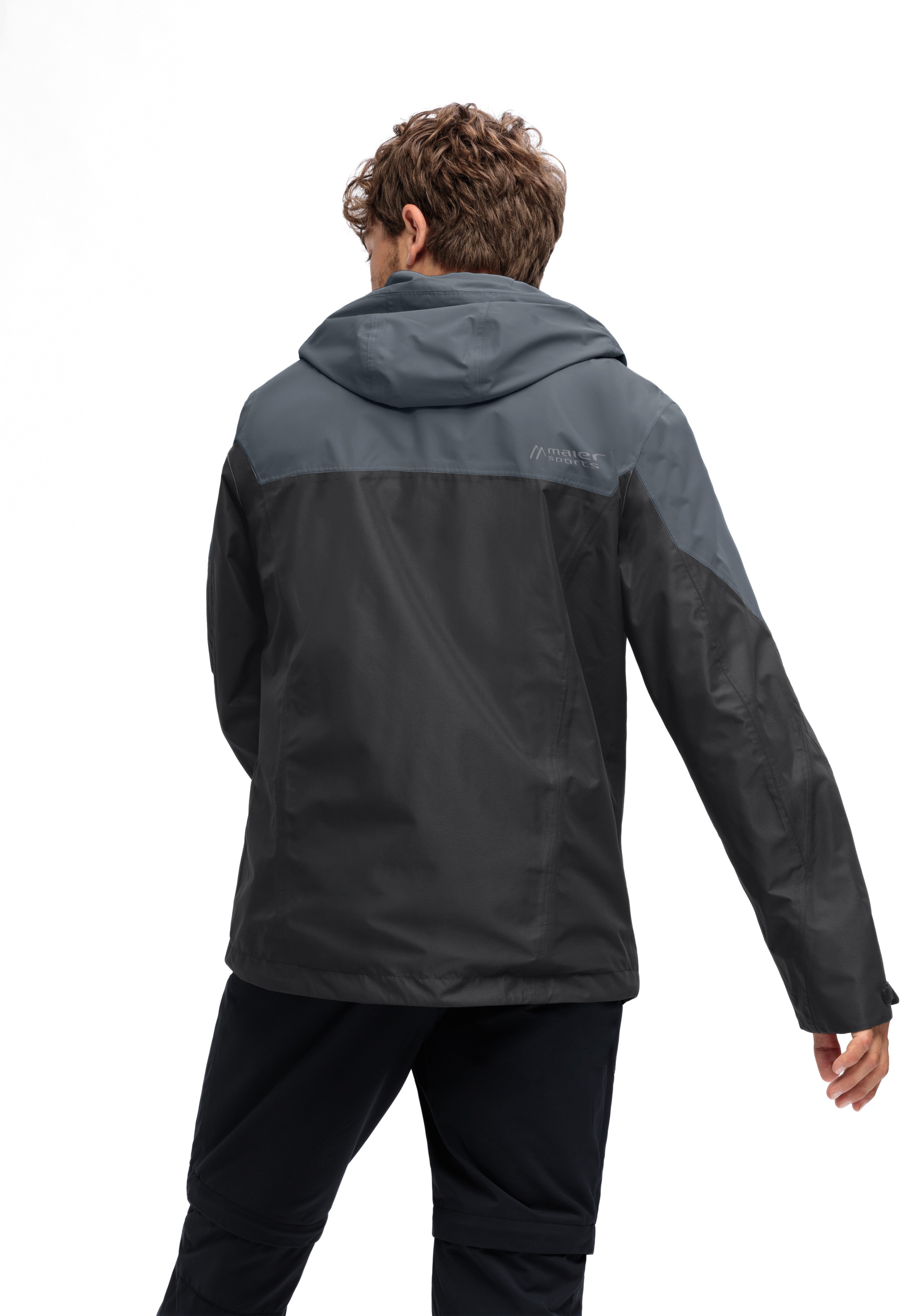 Maier Sports Regenjacke »Schlufterkopf M« Herren Jacke wasserdicht, moderner Windbreaker, Outdoorjacke, Reg. Fit
