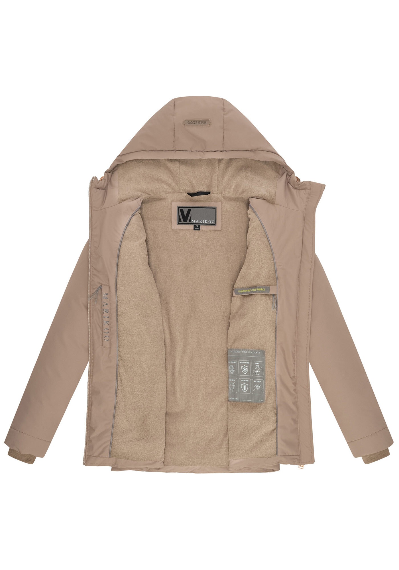 Marikoo Steppjacke »Marikoo Alemee Damen Stepp Jacke N026«