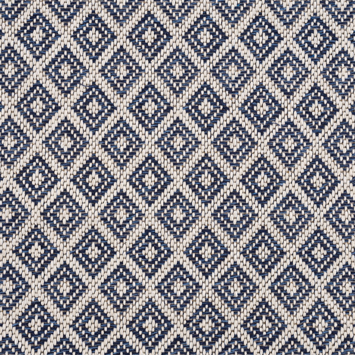 Carpet City Teppich »Cotton« rechteckig 5 mm Höhe Flachgewebe, 100% Baumwolle, Rauten-Optik, Pflegeleicht