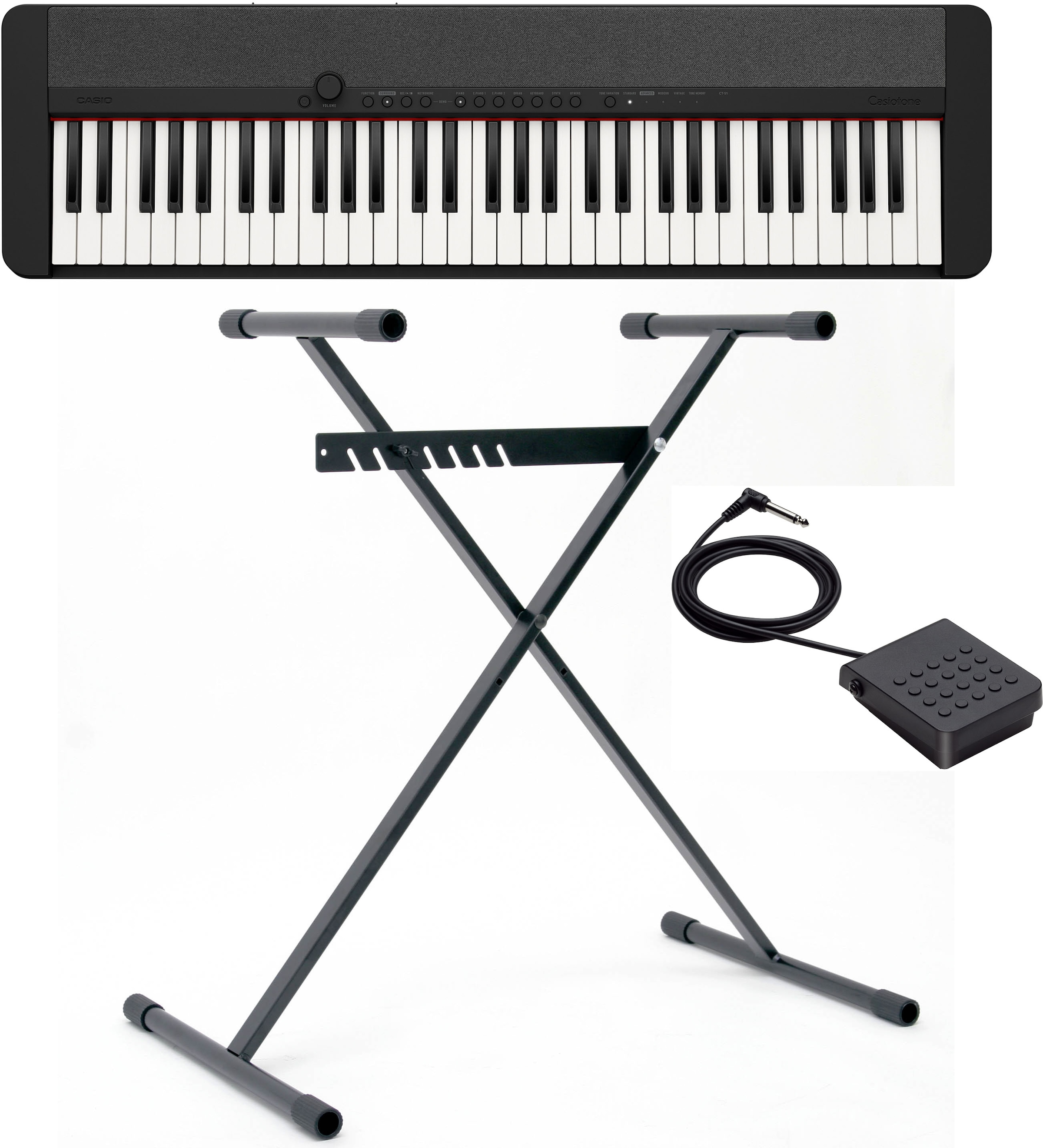 Home-Keyboard »Piano-Keyboard-Set CT-S1BKSET«, (Set, inkl. Keyboardständer,...
