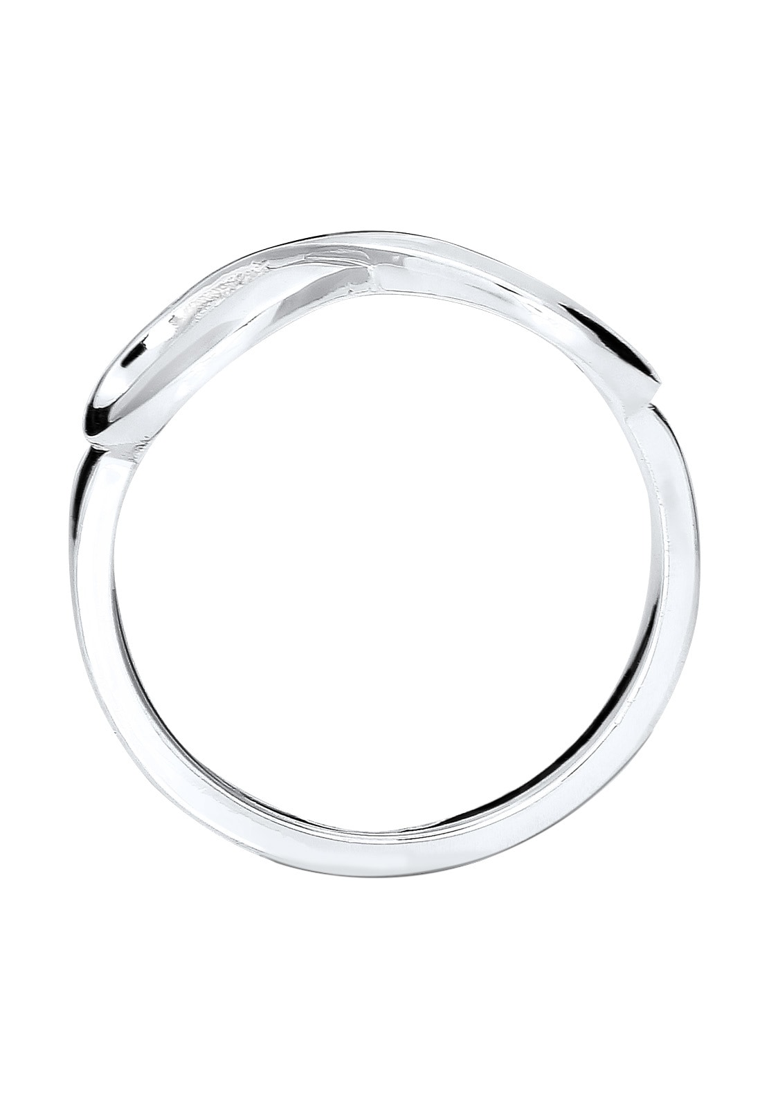 Elli DIAMONDS Verlobungsring »Ring Infinity Diamant Weiß Brillantschliff (0.015 ct) 925 Sterling Silber«
