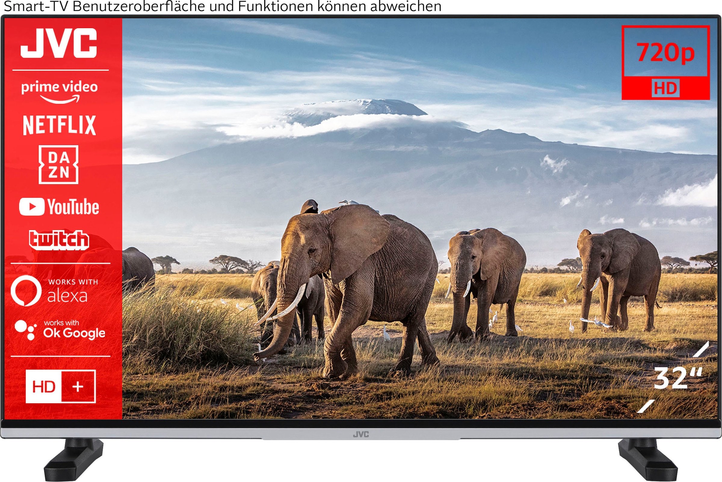 JVC LCD-LED Fernseher »LT-32VHE5156«, HD ready, Smart-TV