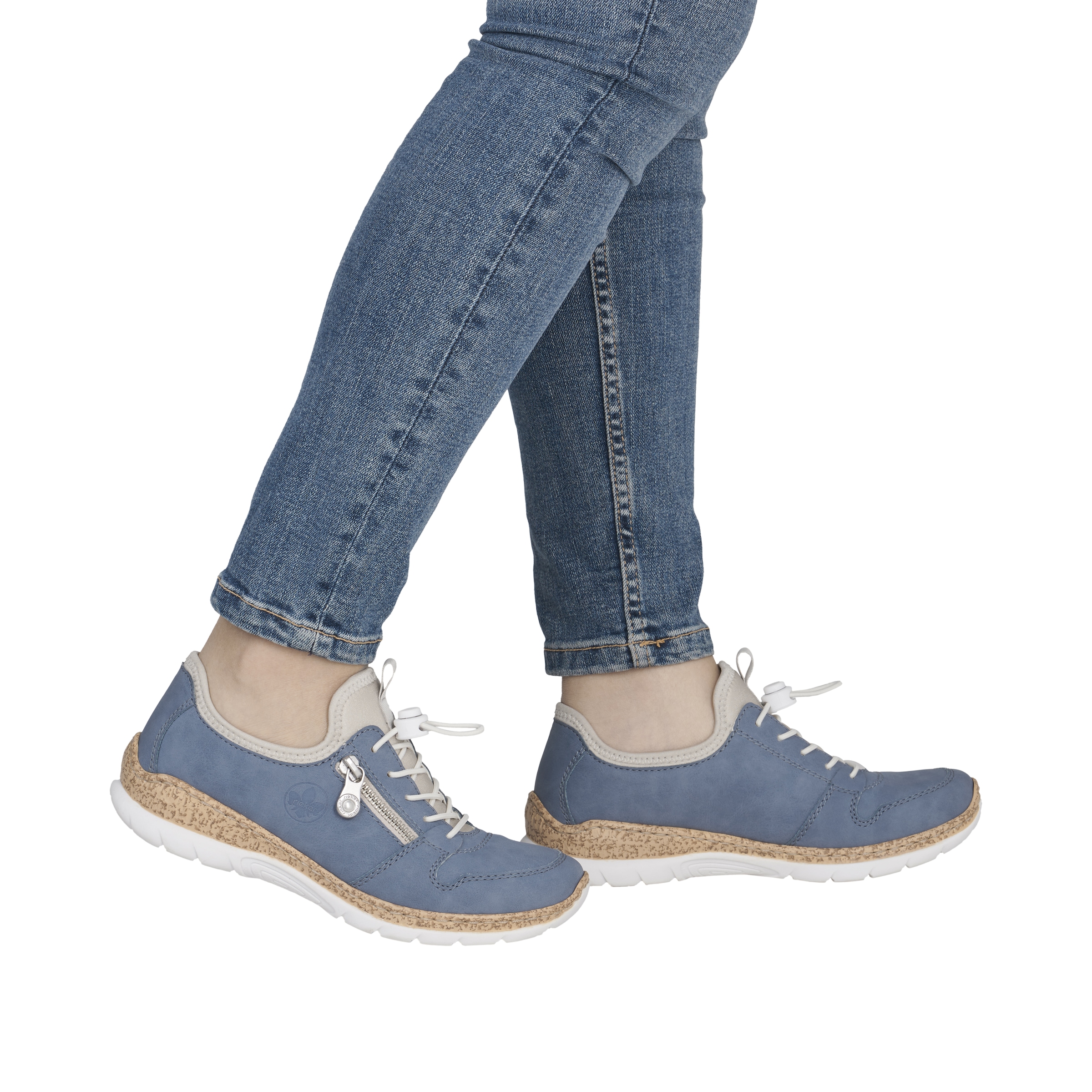 Rieker Slip-On Sneaker  Freizeitschuh, Halbschuh, Slipper mit leichter Laufsohle