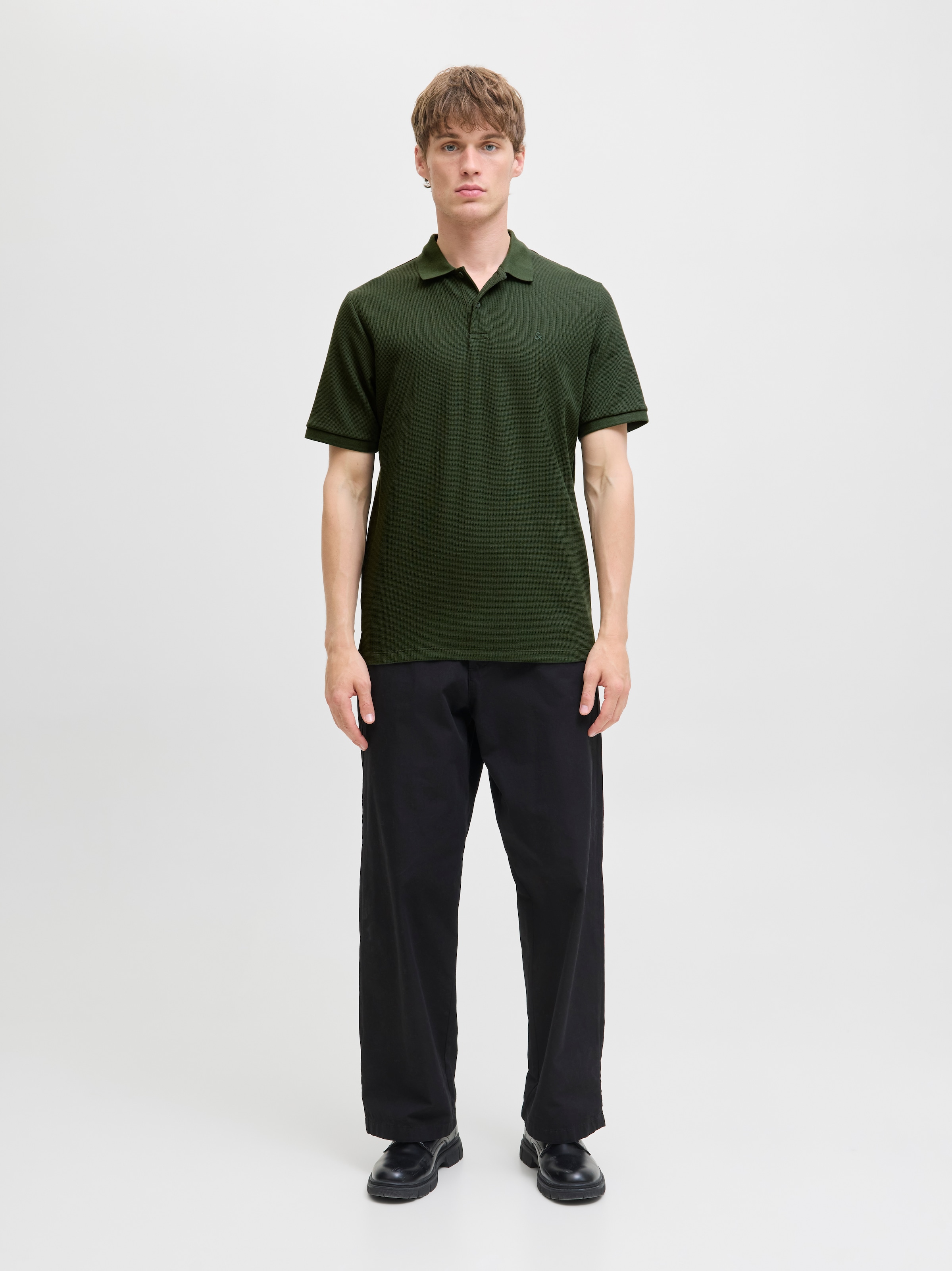 Jack & Jones Poloshirt »JJEAUSTIN POLO SS NOOS«, mit Logo Stickerei