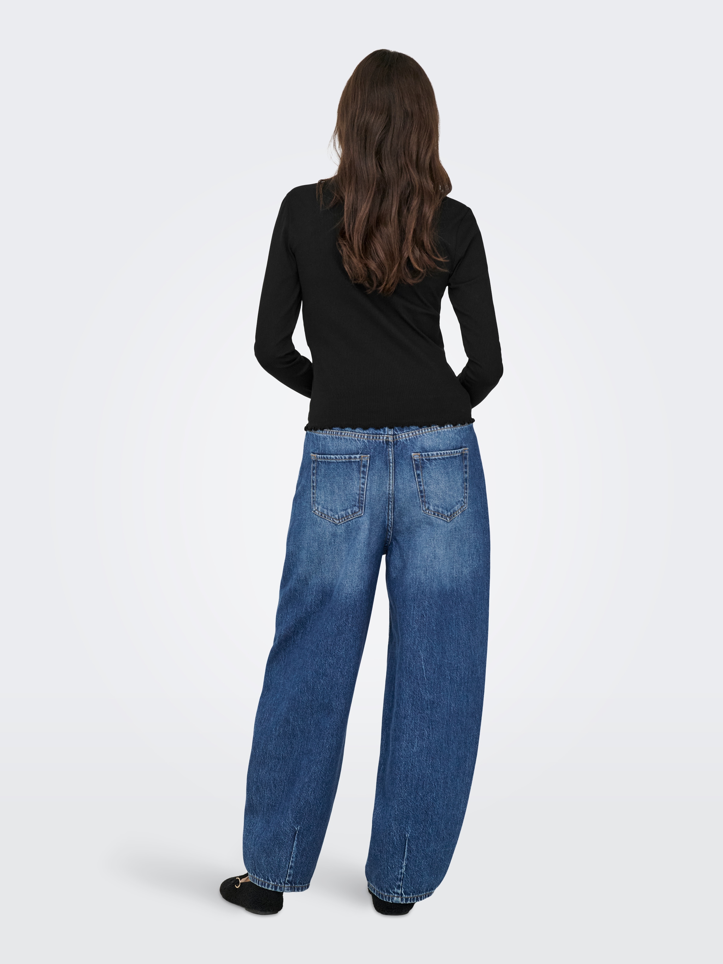 ONLY Langarmshirt »ONLINA L/S O-NECK TOP JRS«