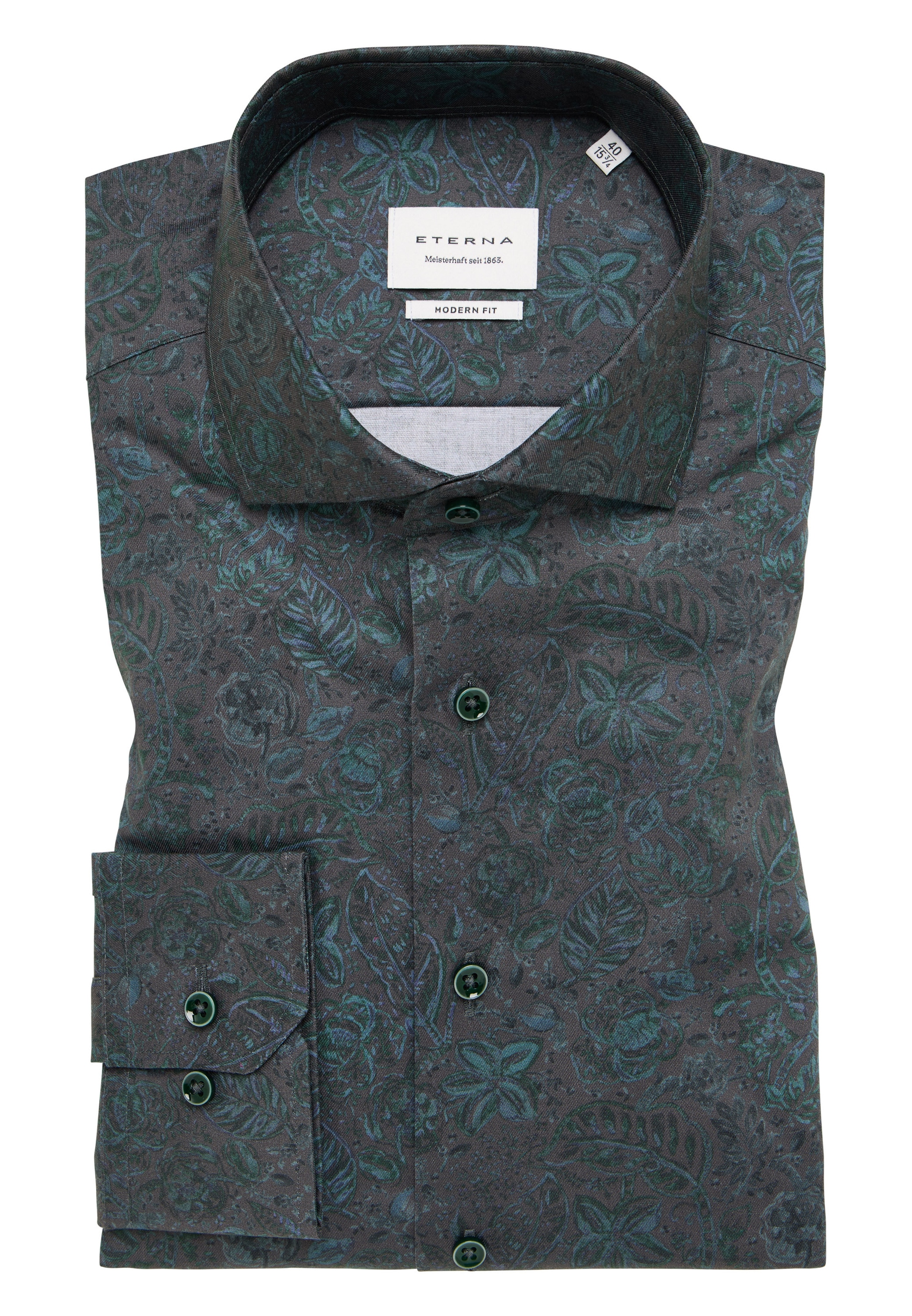 Eterna Langarmhemd »MODERN FIT«, NON IRON (bügelfrei)