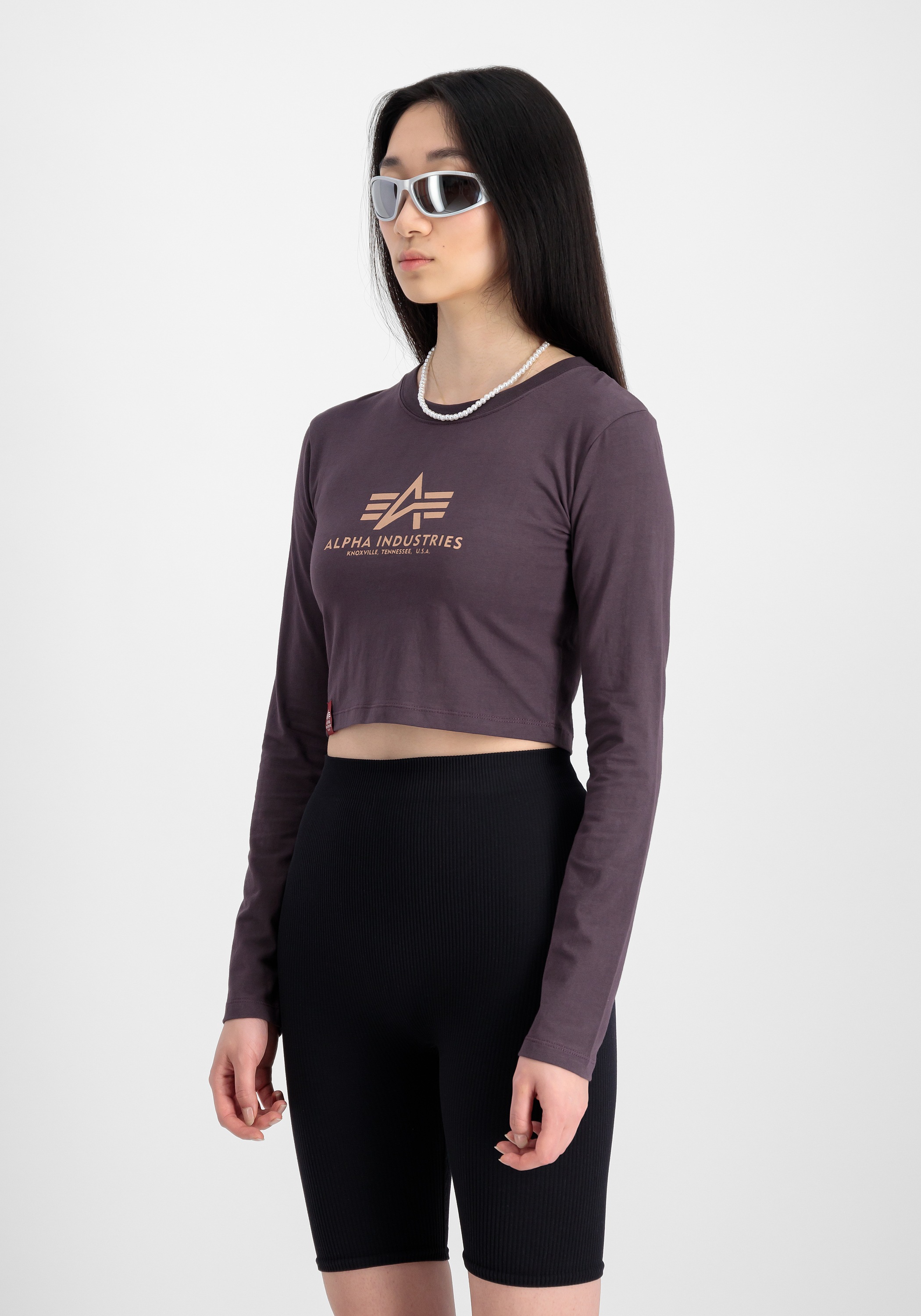 Alpha Industries Sweater »Alpha Industries Women - Longsleeves Basic Cropped LS Women«
