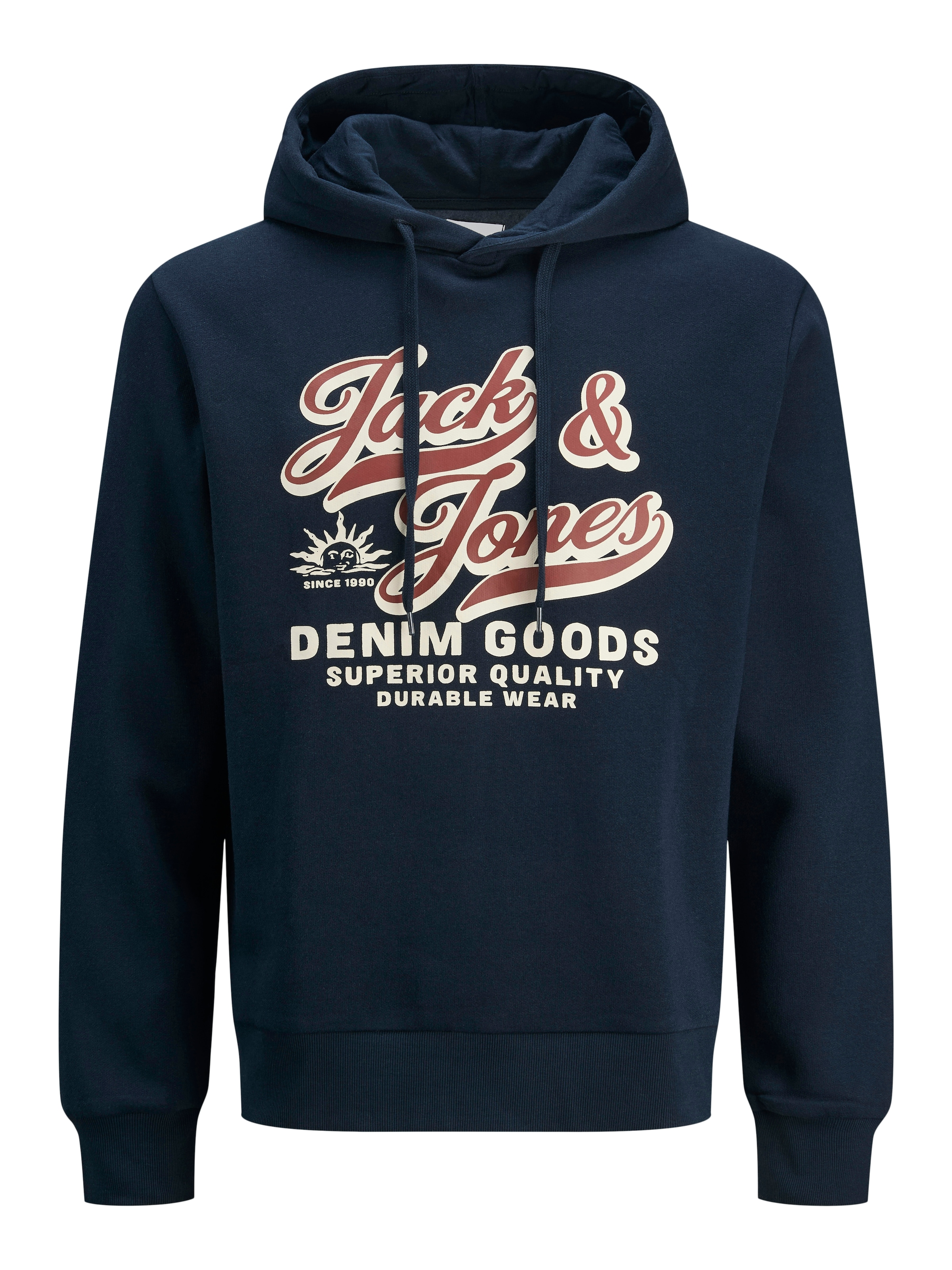 Jack & Jones Kapuzensweatshirt »JJELOGO SWEAT HOOD 2 COL 25/26 NOOS« mit stylischem Print