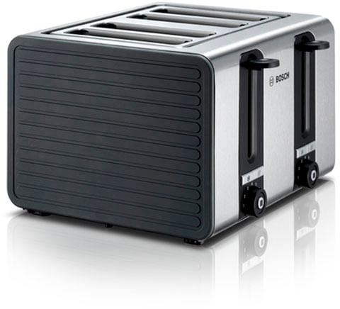 Bosch Toaster »TAT7S45« 4 kurze Schlitze 1800 W in grau