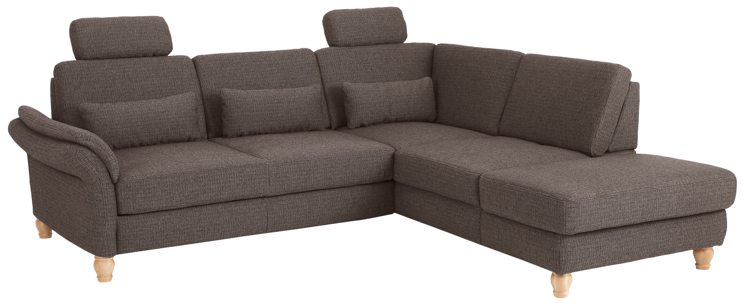 Home affaire Ecksofa »Palace L-Form«, incl. Sitztiefenverstellung, wahlweise mit Bettfunktion und Stauraum