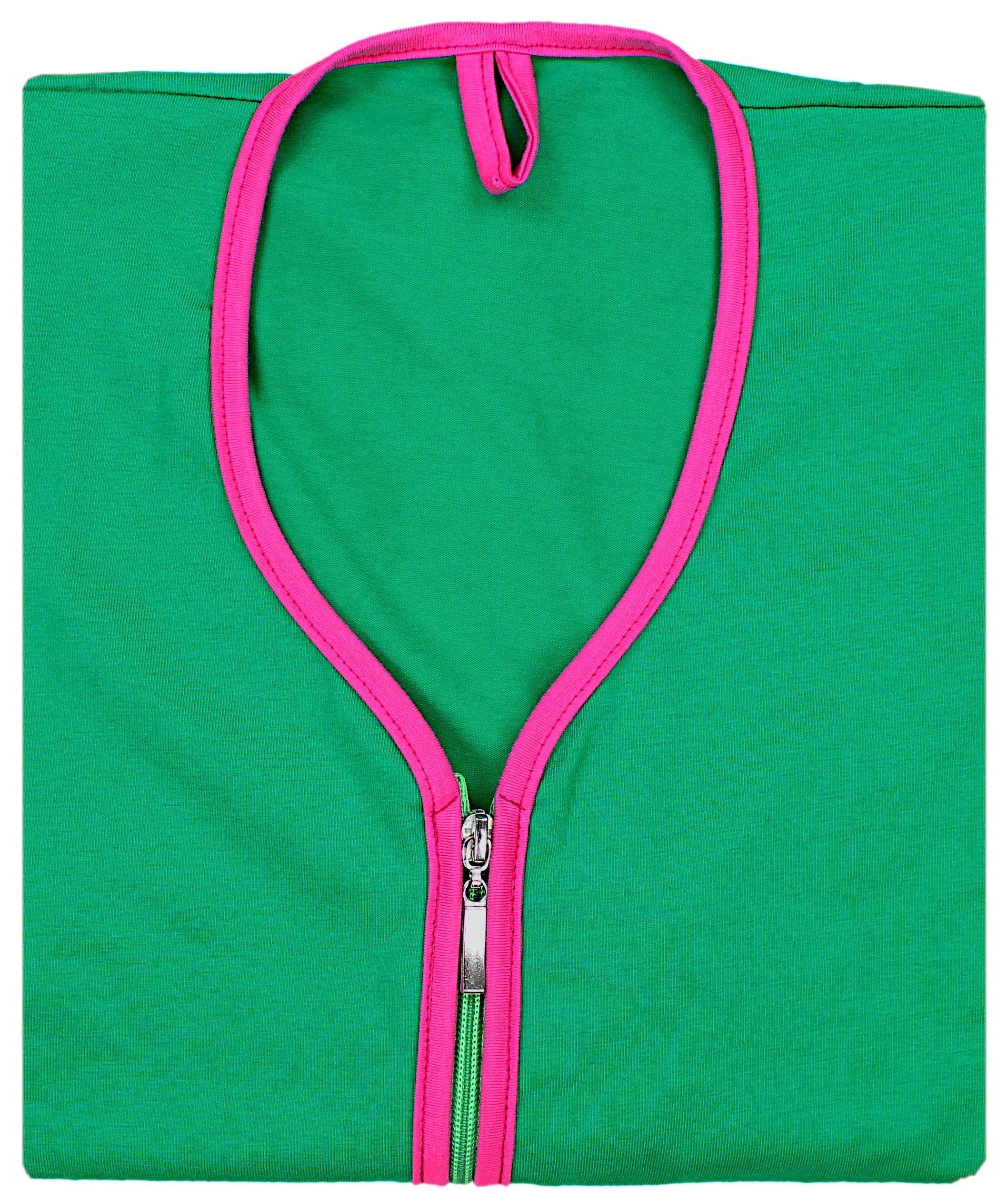 AQUARTI Damenbademantel »Bademantel Aquarti Damen Bademantel mit Reißverschluss 3/4 Ärmel«