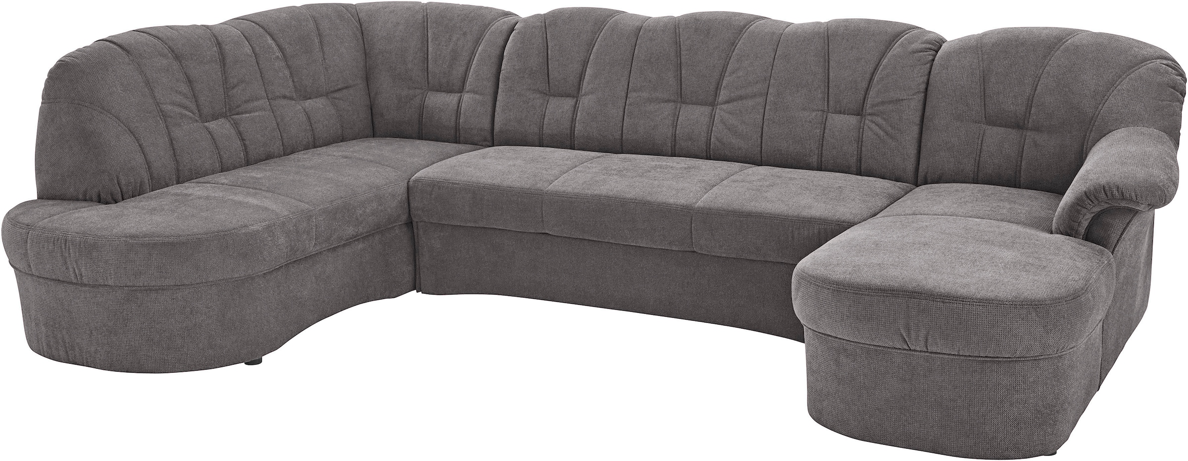 DOMO collection Wohnlandschaft »Papenburg U-Form«, in großer Farbvielfalt, wahlweise Bettfunktion, frei im Raum stellbar
