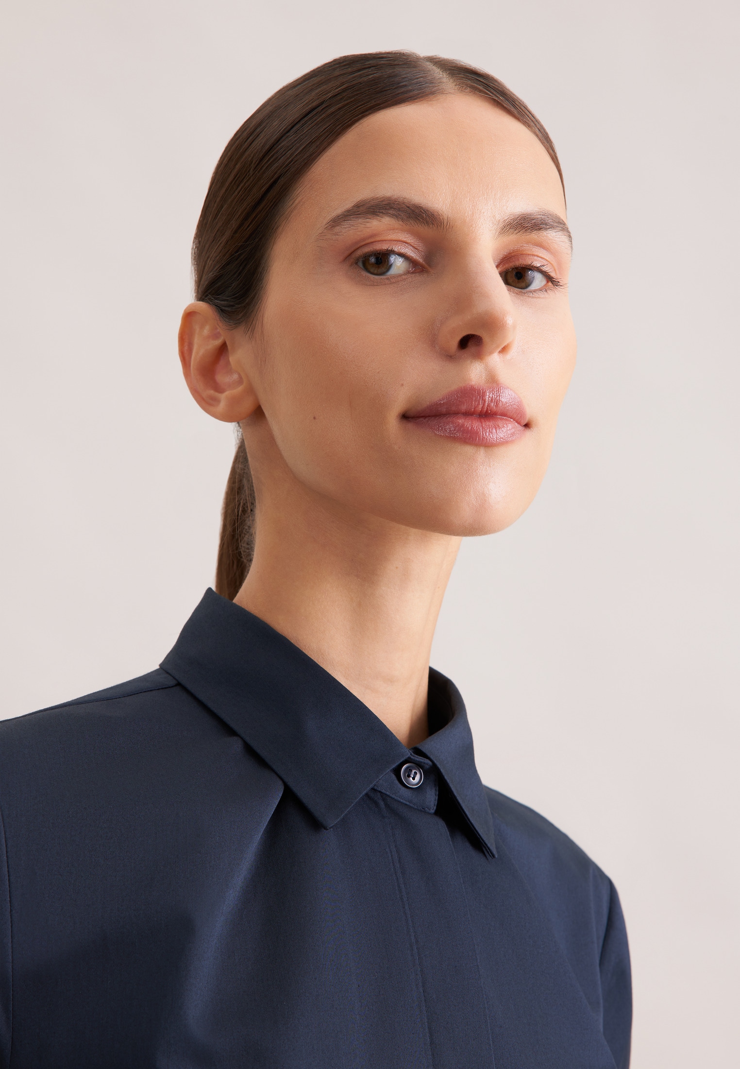 seidensticker Sommerkleid »Schwarze Rose« 1/1 Kragen Uni