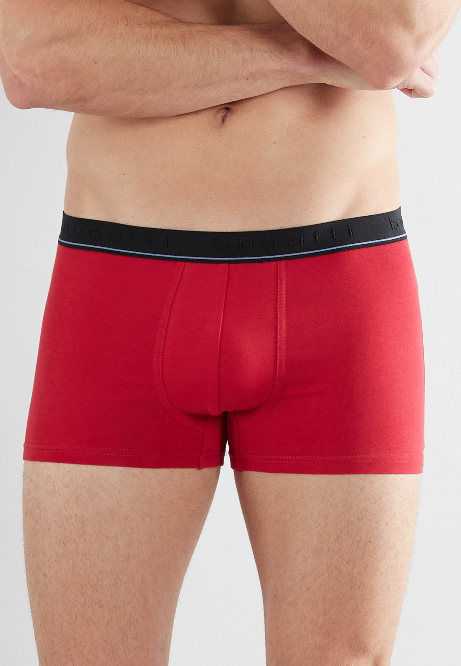 bugatti Boxer »Rom« 2er Pack,  weich, basic, eng, atmungsaktiv, breiter Bund, Baumwollmix