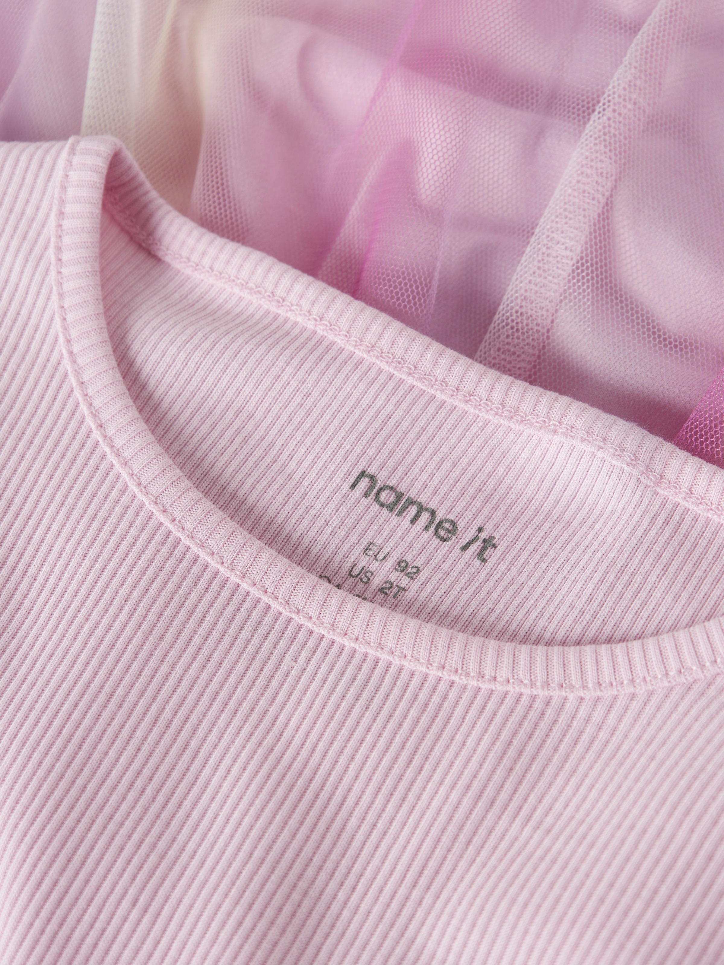 Name It Minikleid »NMFDOTIANA LS DRESS« mit aufgesetztem Tüllrock