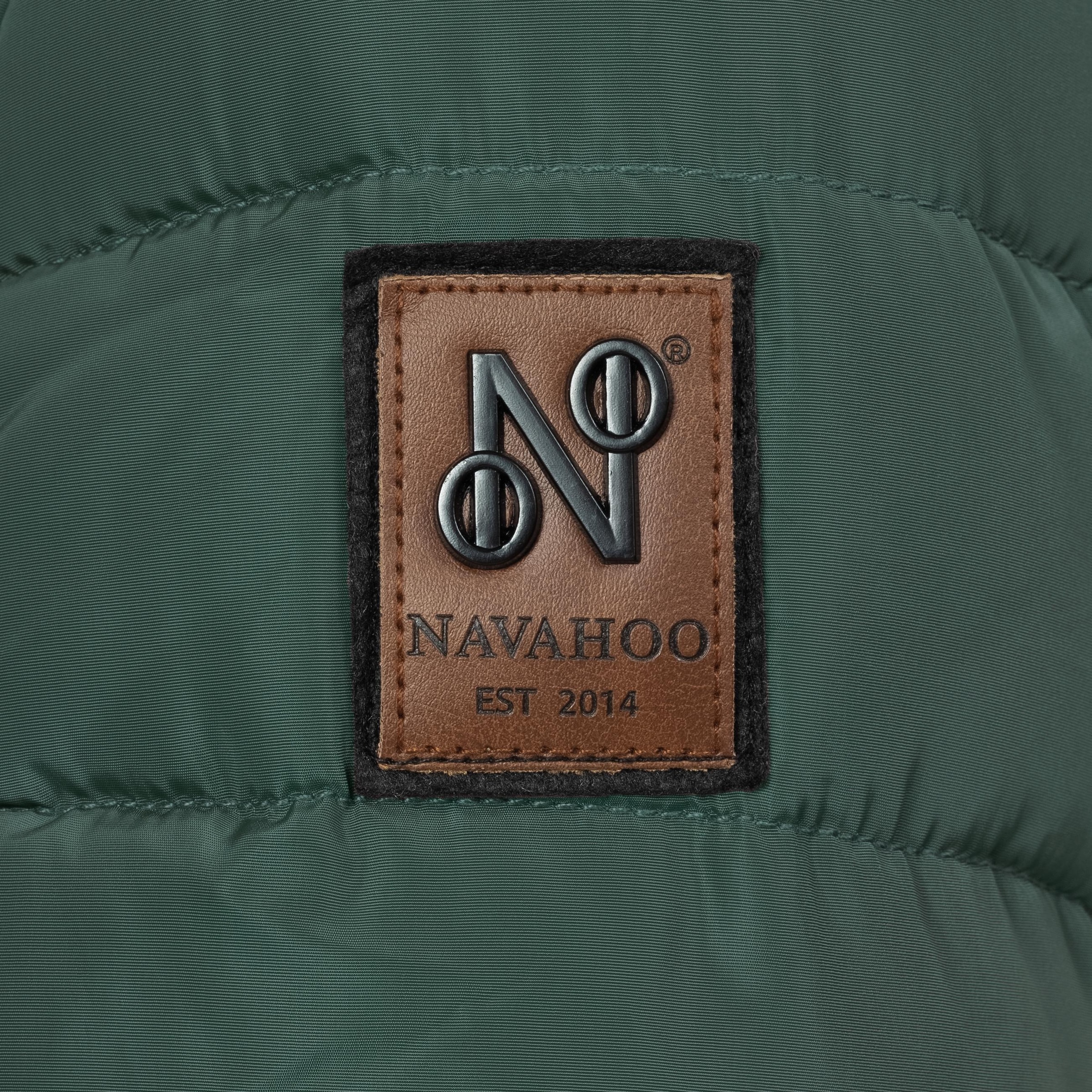 Navahoo Steppmantel »Steppmantel Paula«, stylischer Winter Parka m. edlem Fellimitat
