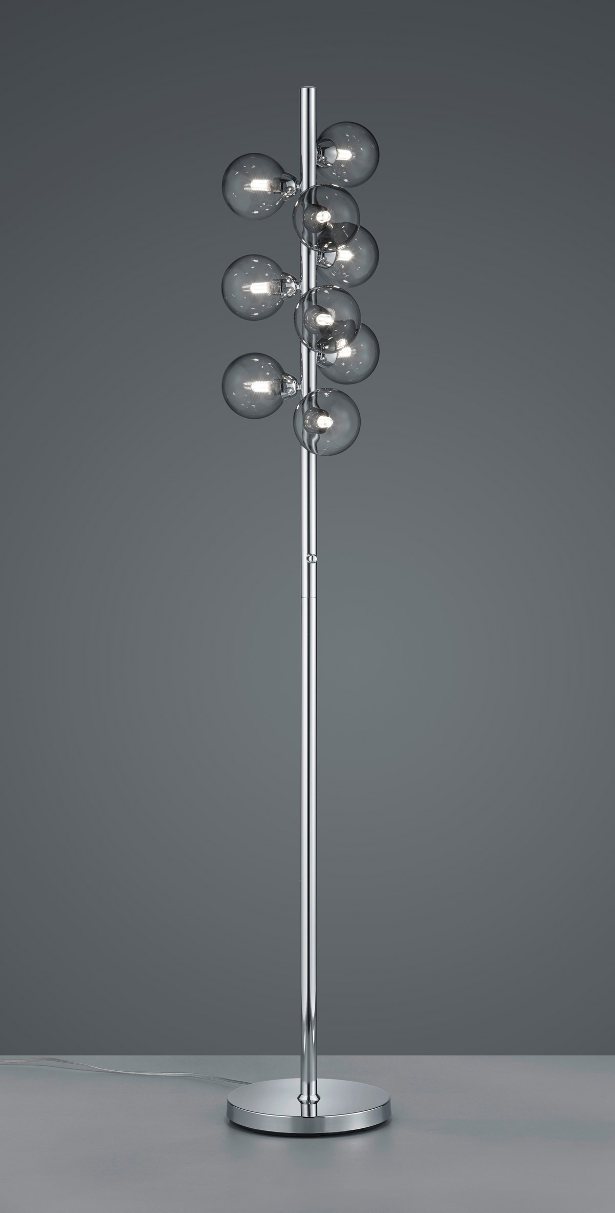 TRIO Leuchten Stehlampe »Alicia«, 9 flammig-flammig, integrierter Dimmer, Leuchtmittel tauschbar