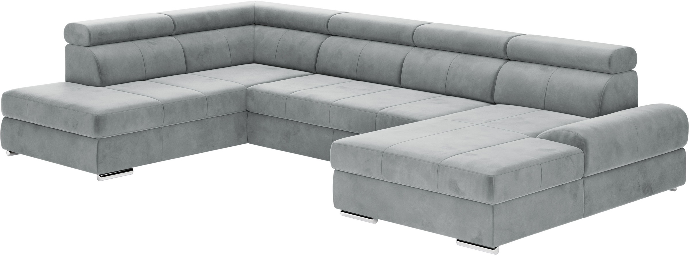 sit&more Wohnlandschaft »U-Form«, mit verstellbaren Kopfteilen, wahlweise mit Bettfunktion
