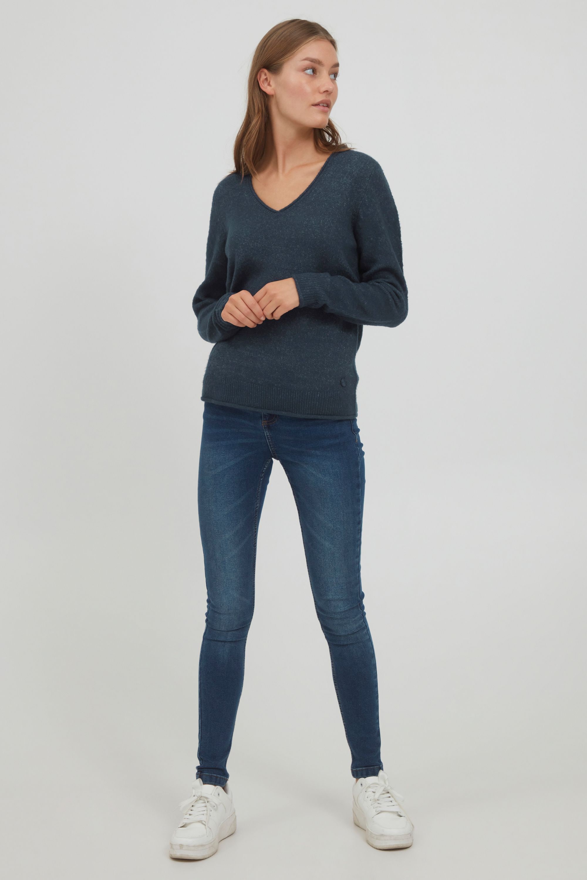 OXMO Strickfleece-Pullover »Strickpullover OXIlva«
