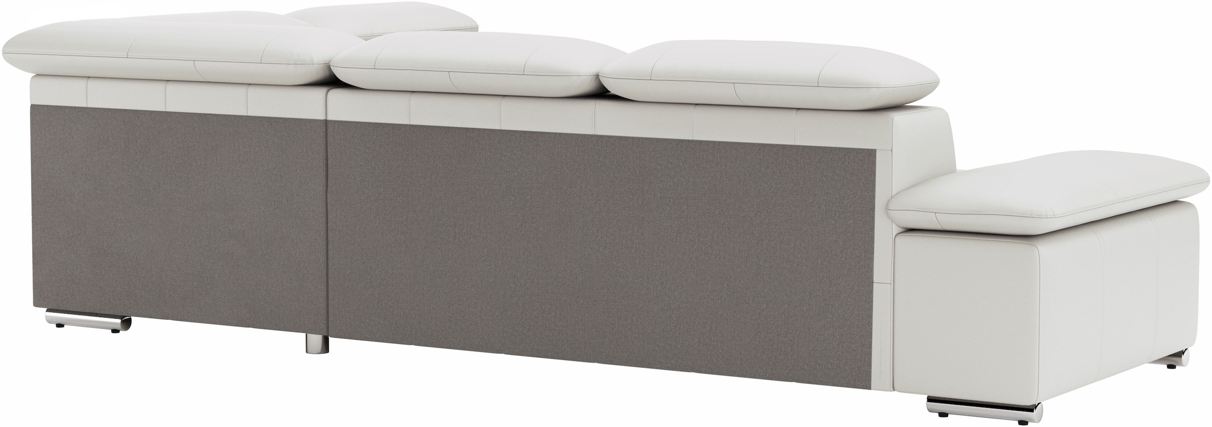 sit&more Ecksofa »Valantine L-Form, B: 272 cm, Leder, mit Arm- und Kopfteilverstellung« optional Schlaffunktion, Komfortsofa, modern