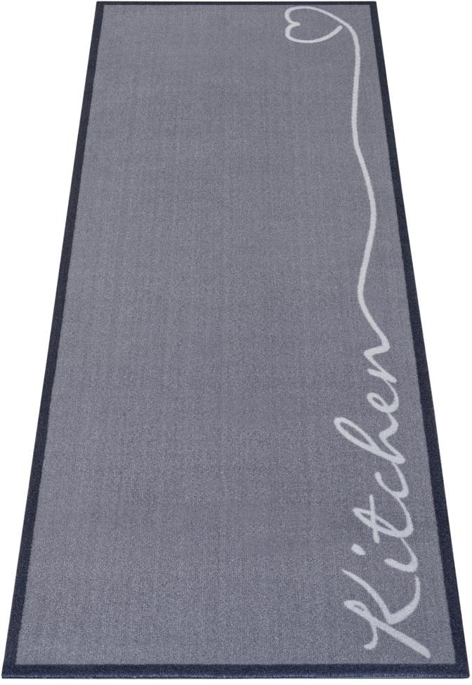 Primaflor-Ideen in Textil Fußmatte »VELVET - HAPPY PLACE«, rechteckig,  Schmutzfangmatte, Motiv mit Spruch, rutschhemmend, waschbar im OTTO-Shop