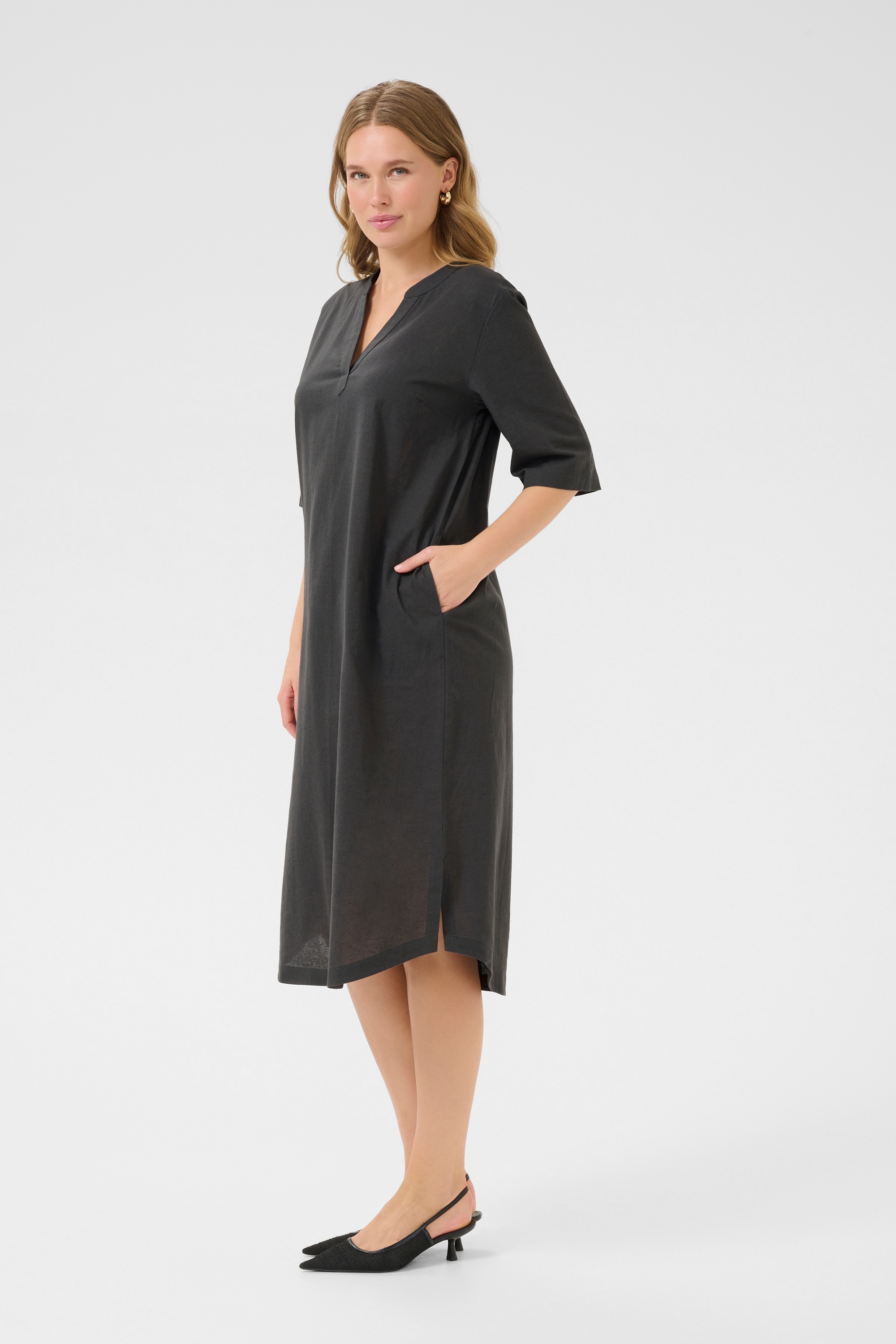 KAFFE Midikleid »Kleid BPkia«