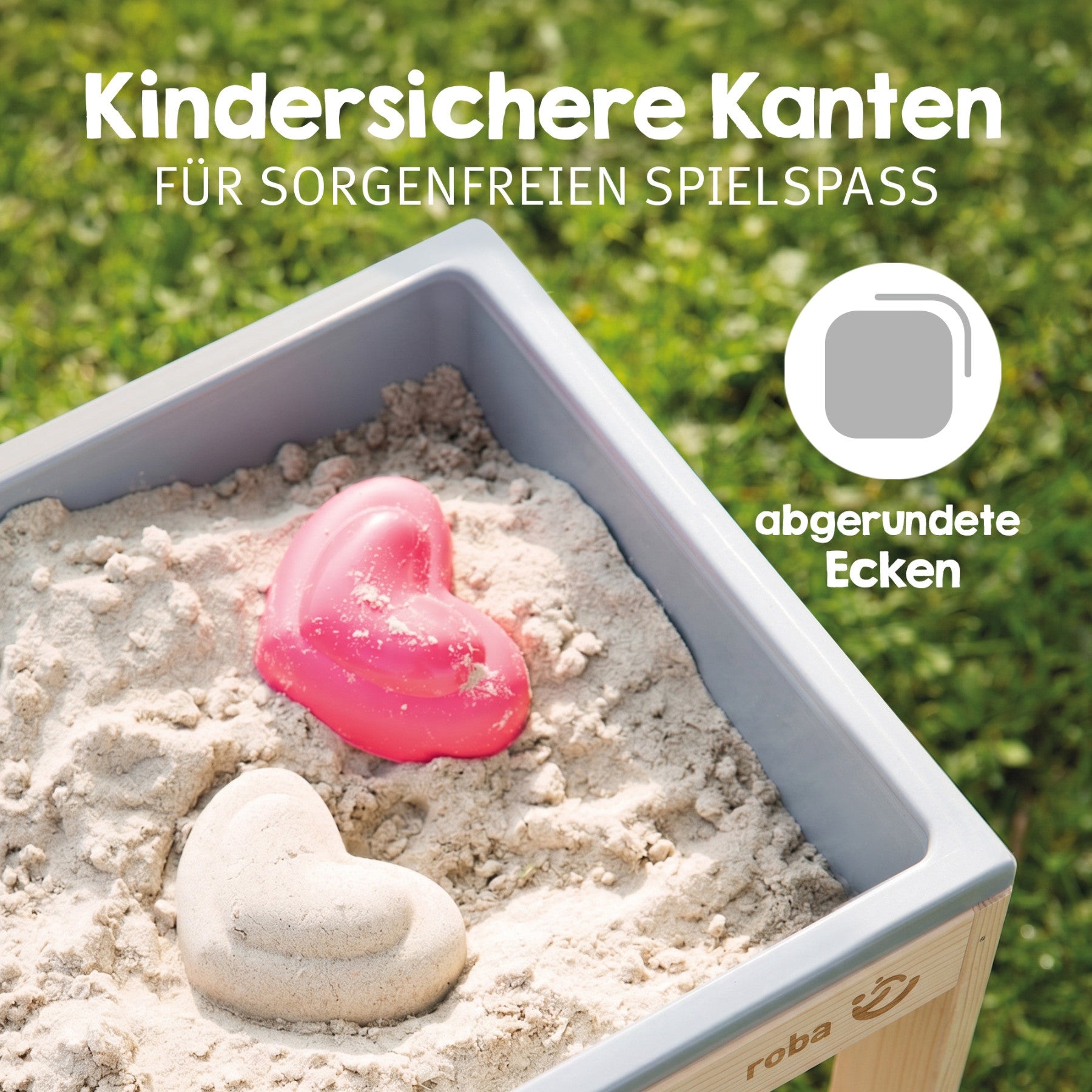 roba® Spieltisch »Outdoor+ Spieltisch TINY mit Spielwanne«